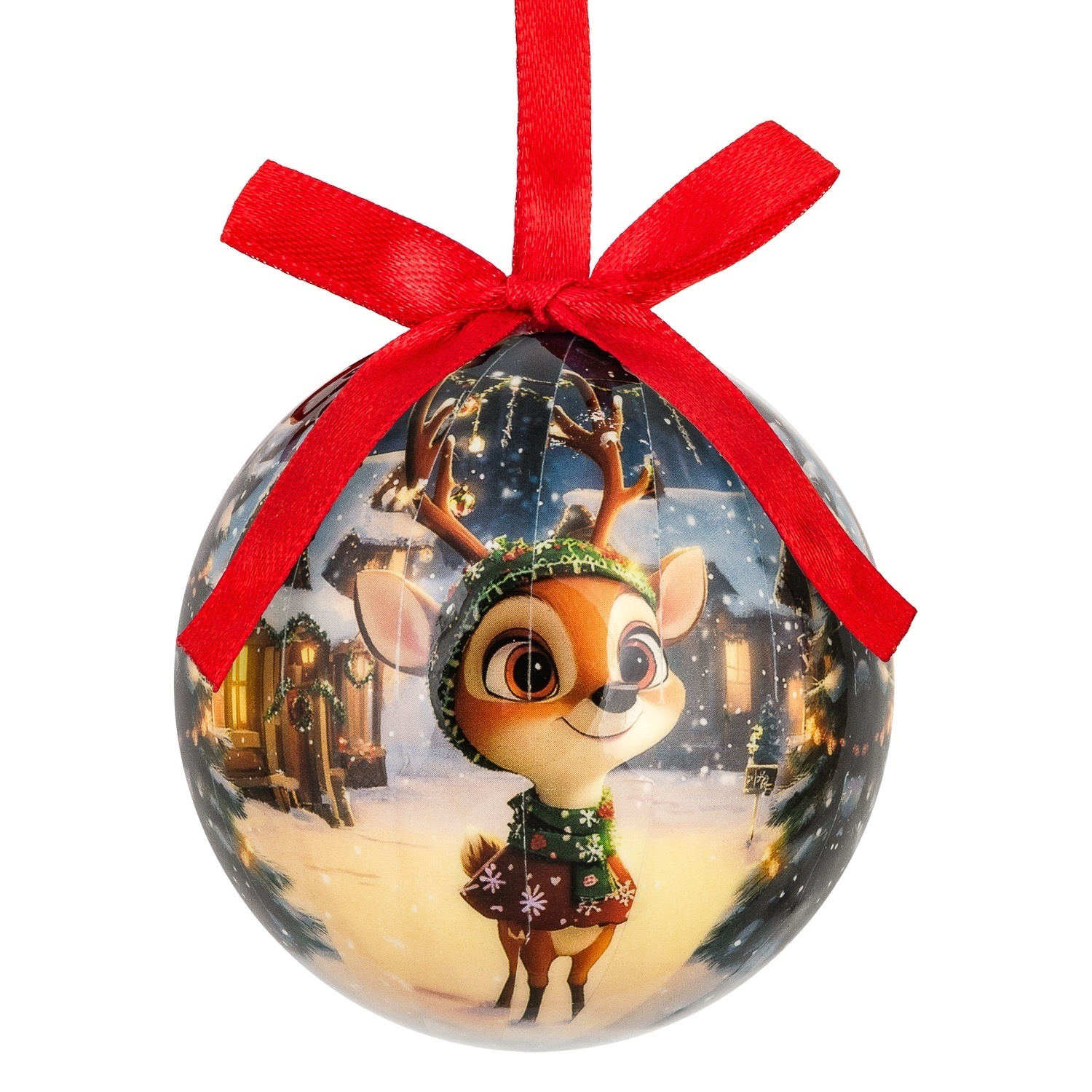 Набор ёлочных шаров Selecta Christmas 7,5 см 3 шт.