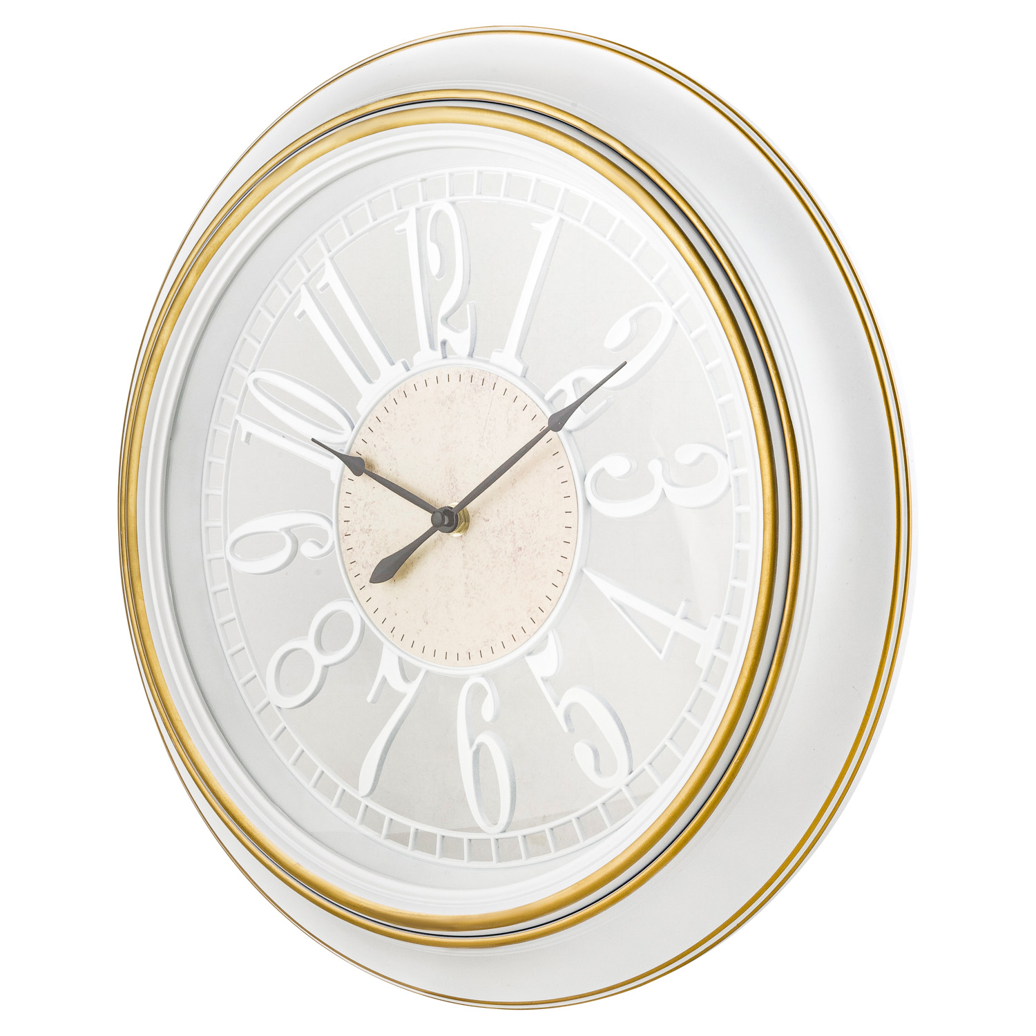 Часы настенные Selecta 40 см белого цвета