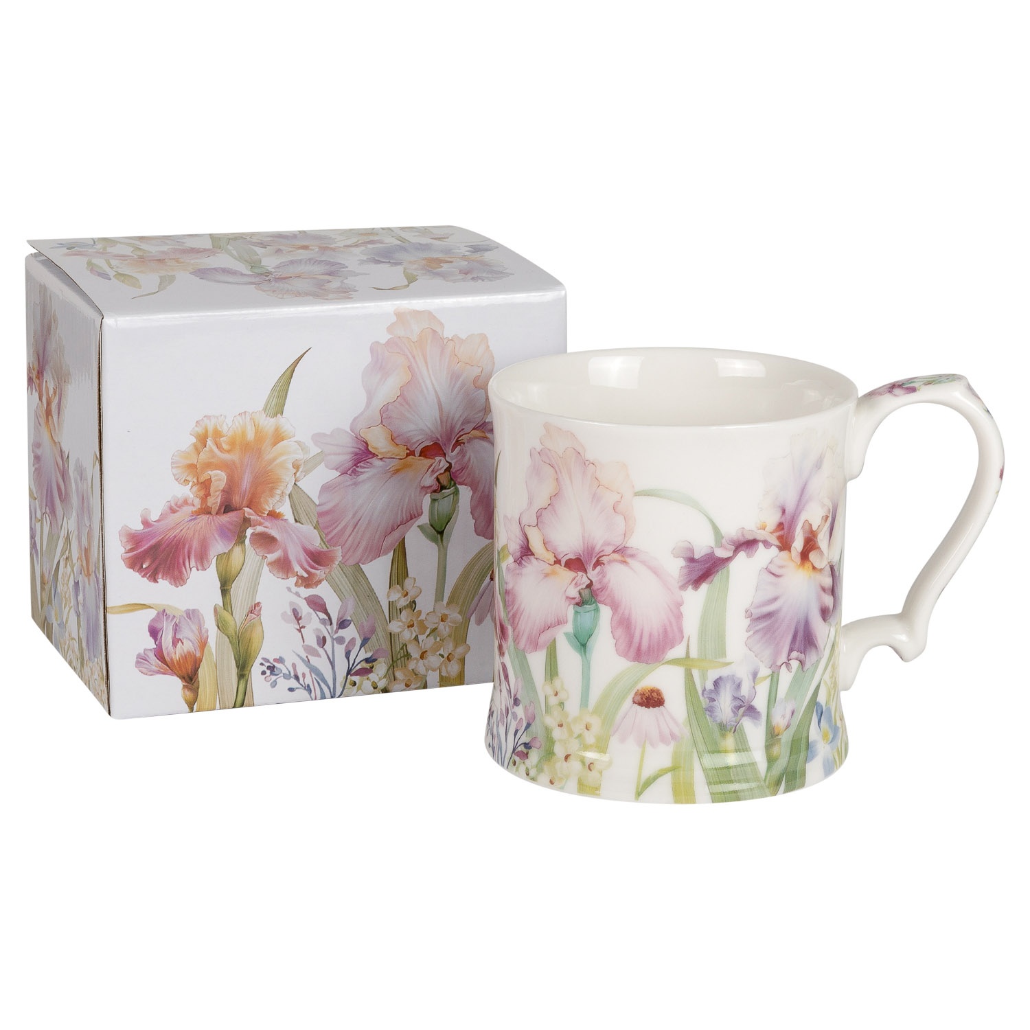 Кружка DOMEO «Ирисы» 380 мл