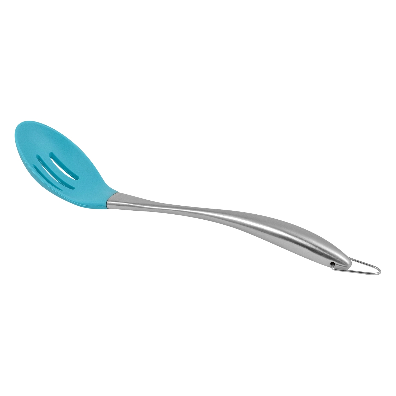 Ложка с прорезями DOMEO «Шафран» 32 см из нержавеющей стали