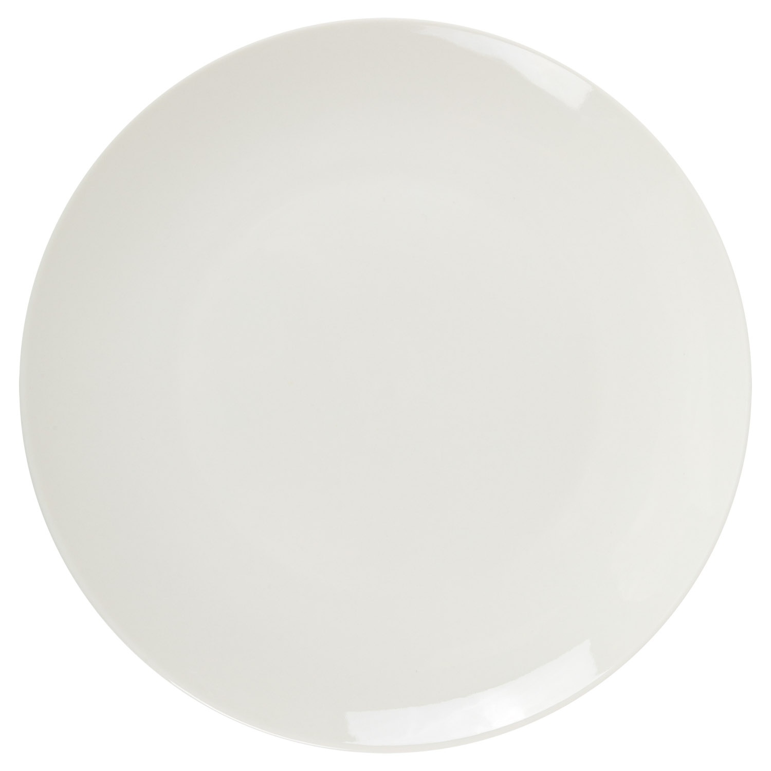 Тарелка обеденная DOMEO «Белая классика 2» 25,5 см