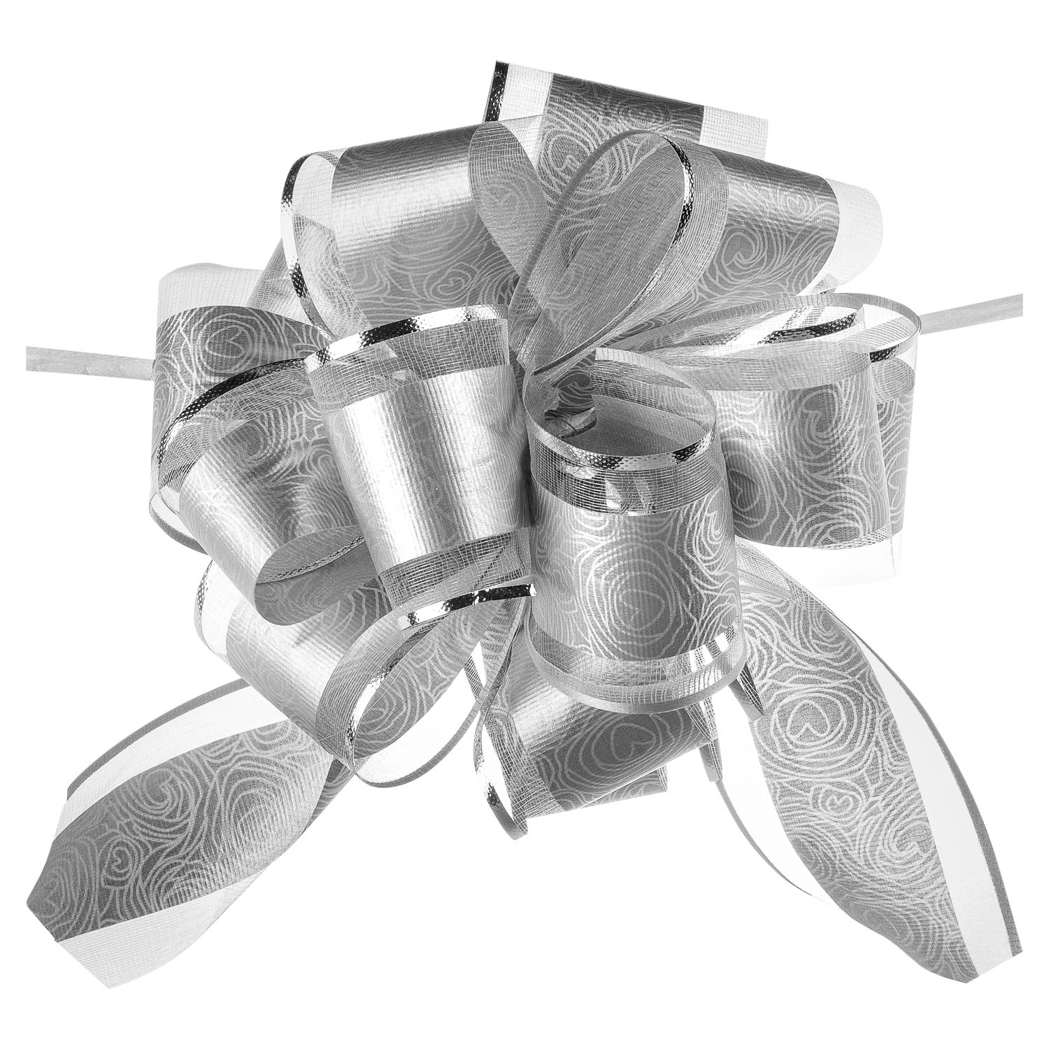 Бант-шар упаковочный Selecta 5х12 см с полосой цвет в ассортименте