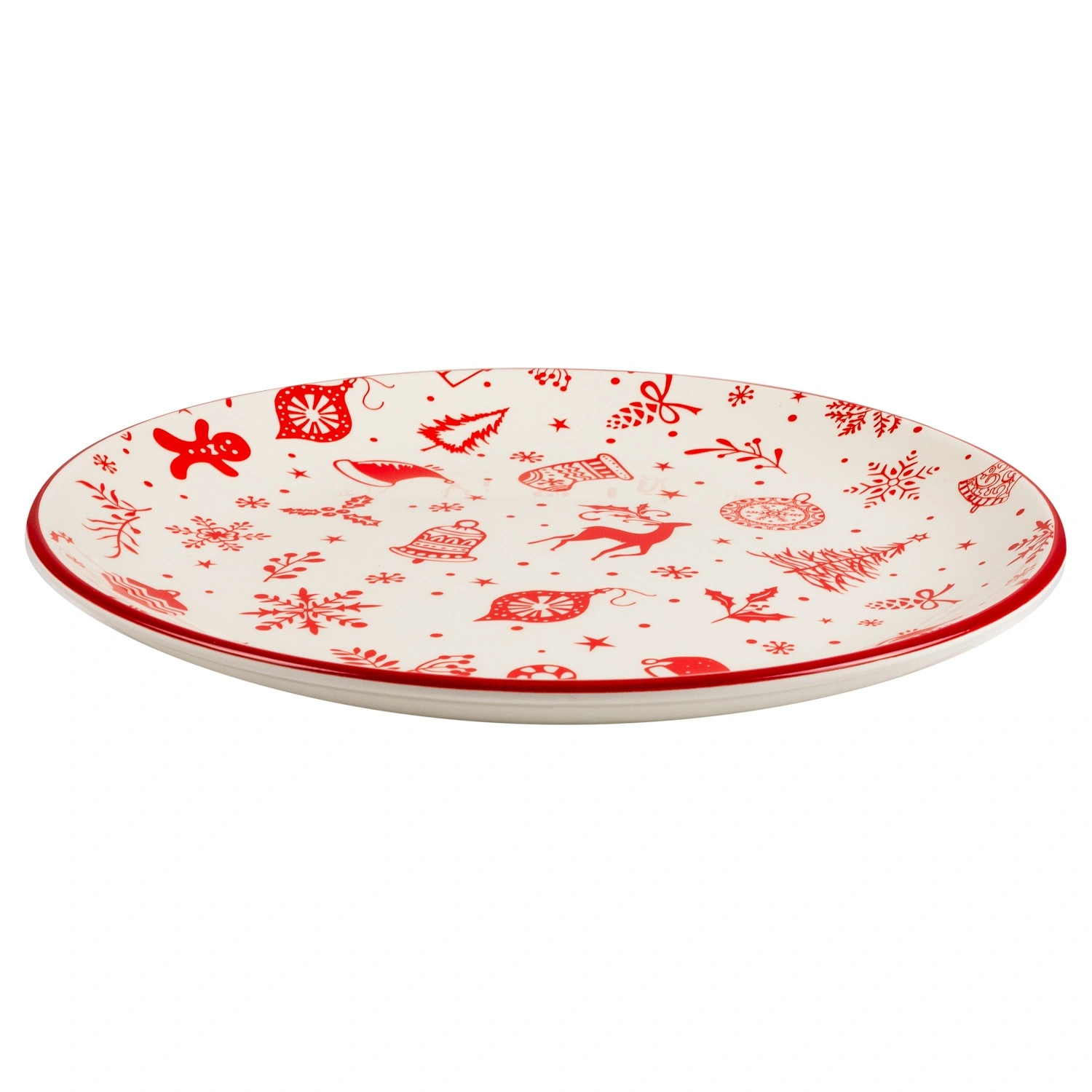 Тарелка для основных блюд Selecta Christmas «Новогодний калейдоскоп» 25,8 см