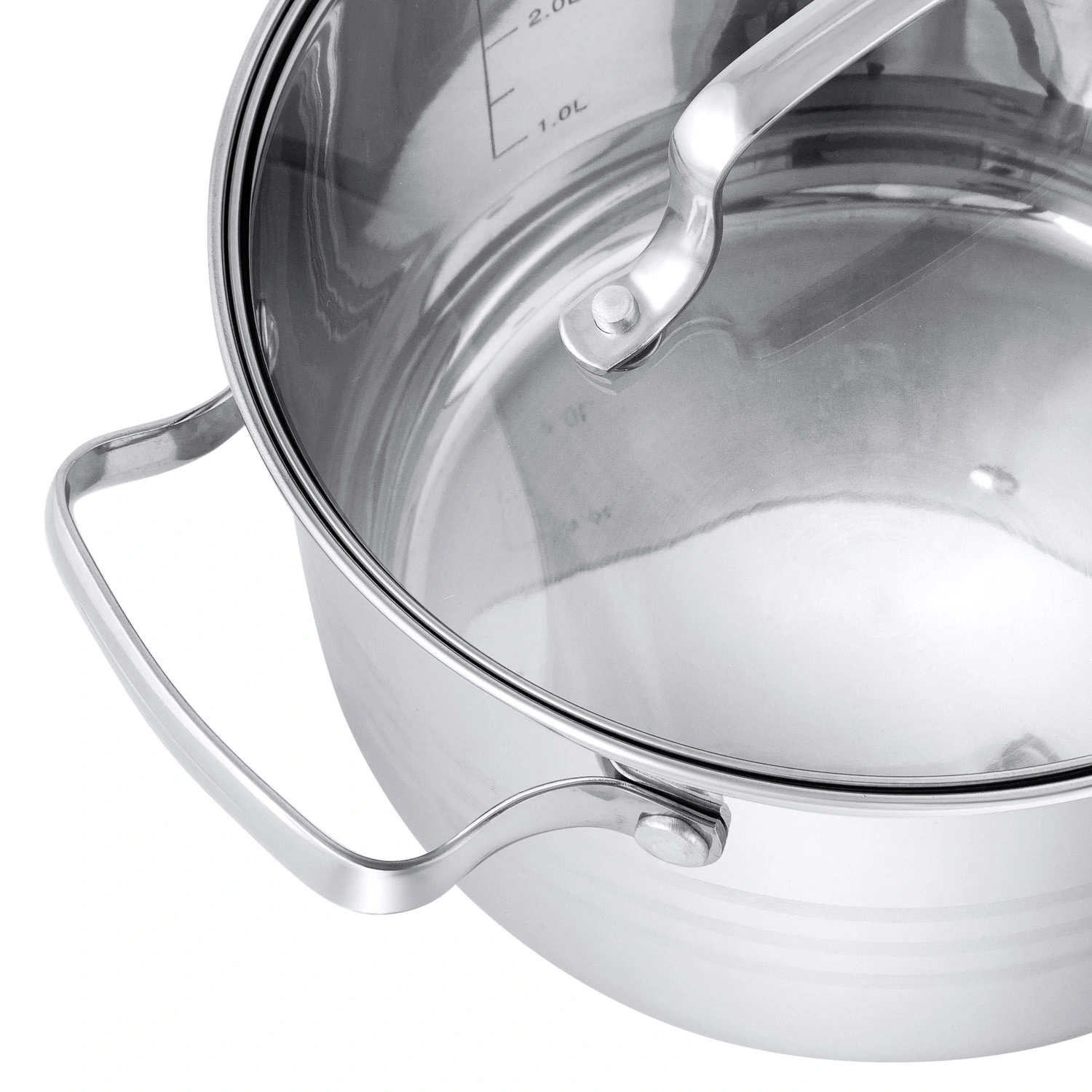 Кастрюля с крышкой DOMEO Naturel 3,9 л