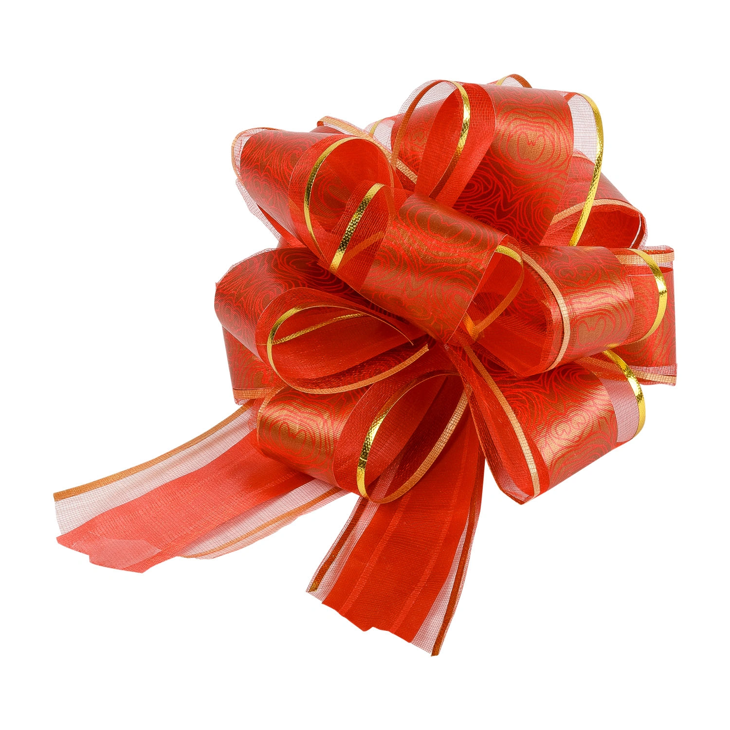 Бант-шар упаковочный Selecta 5х12 см с полосой цвет в ассортименте