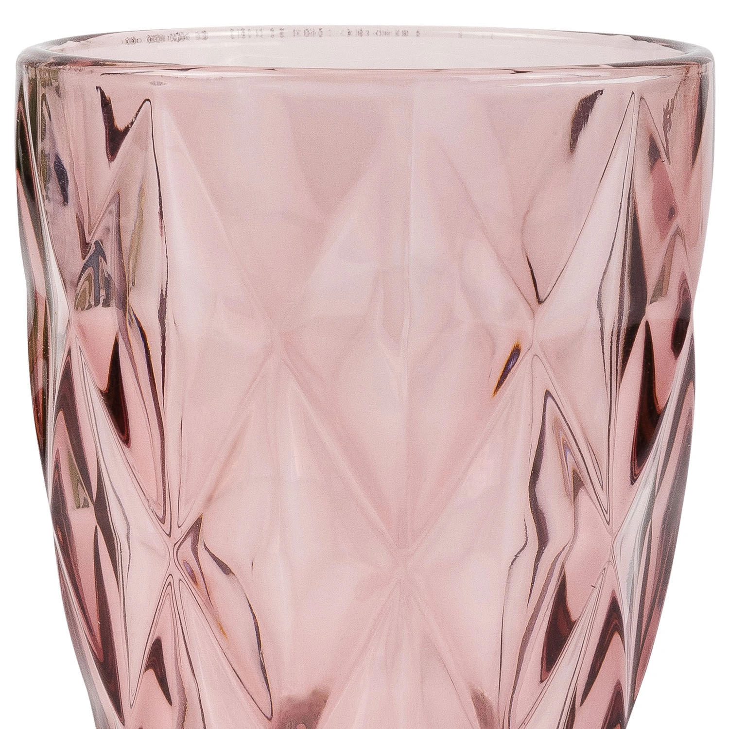 Набор стаканов DOMEO «Ромбо Розовый» 6 шт. 240 мл