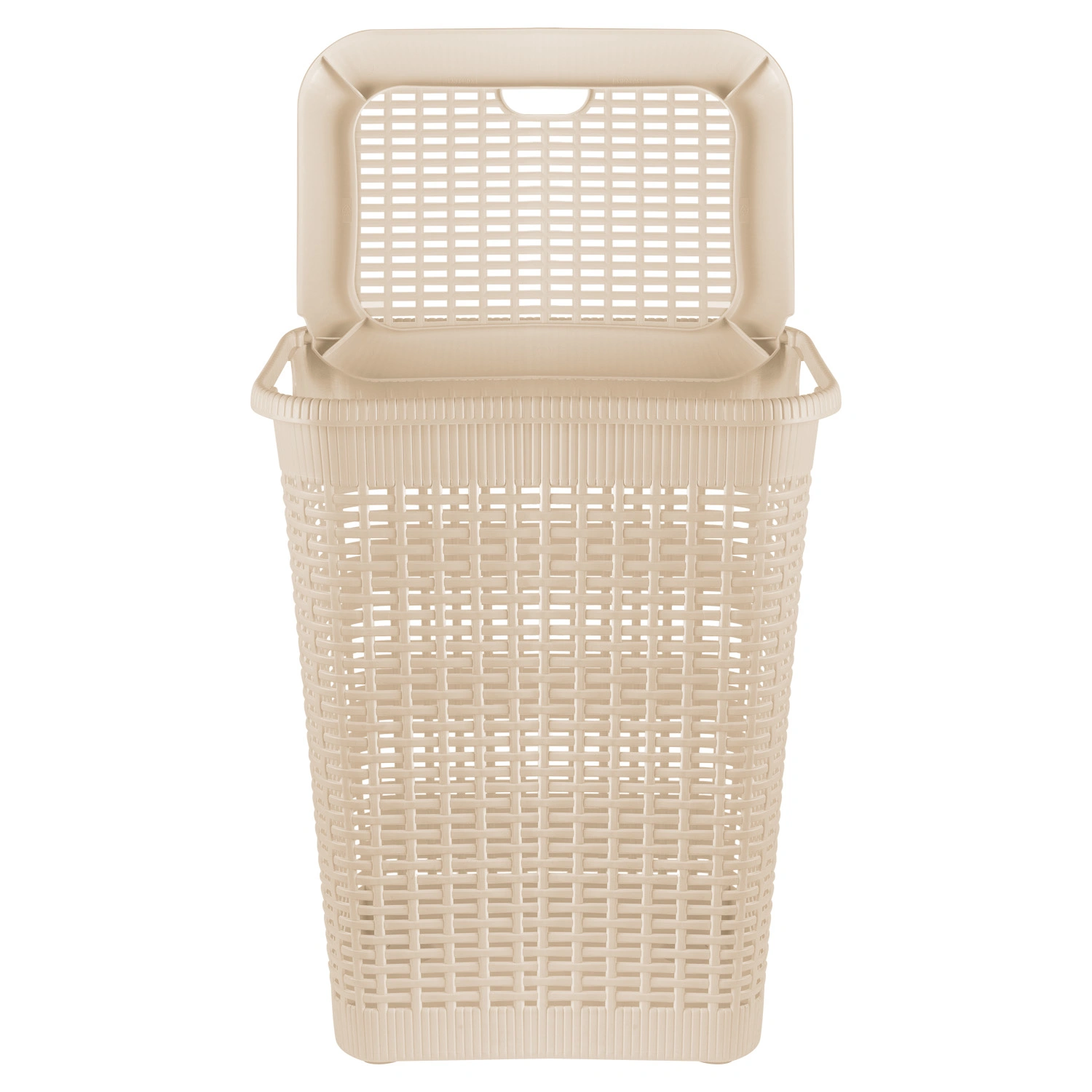 Корзина для белья «Эконова» 42x31x56 см бежевого цвета