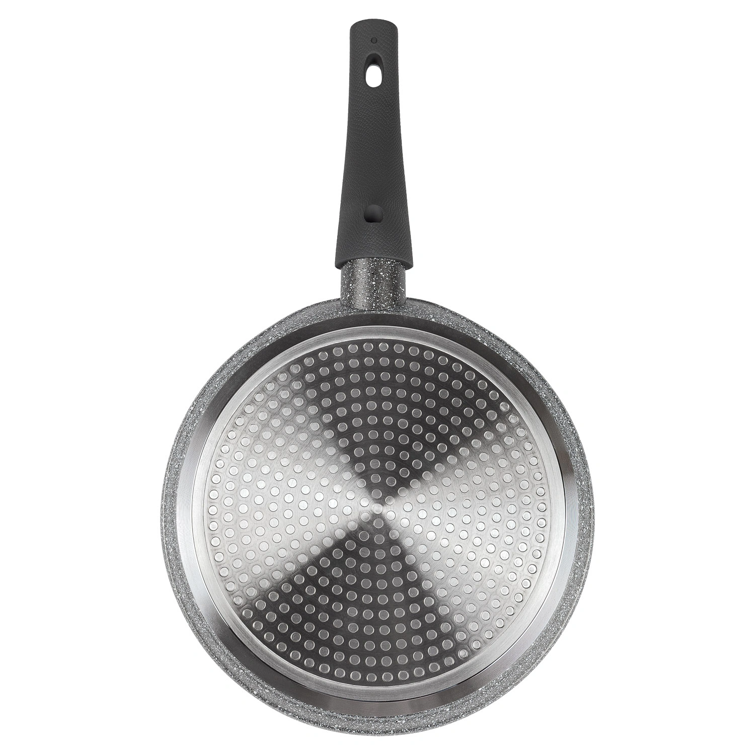 Сковорода блинная DOMEO «Серый мрамор skin» 22 см