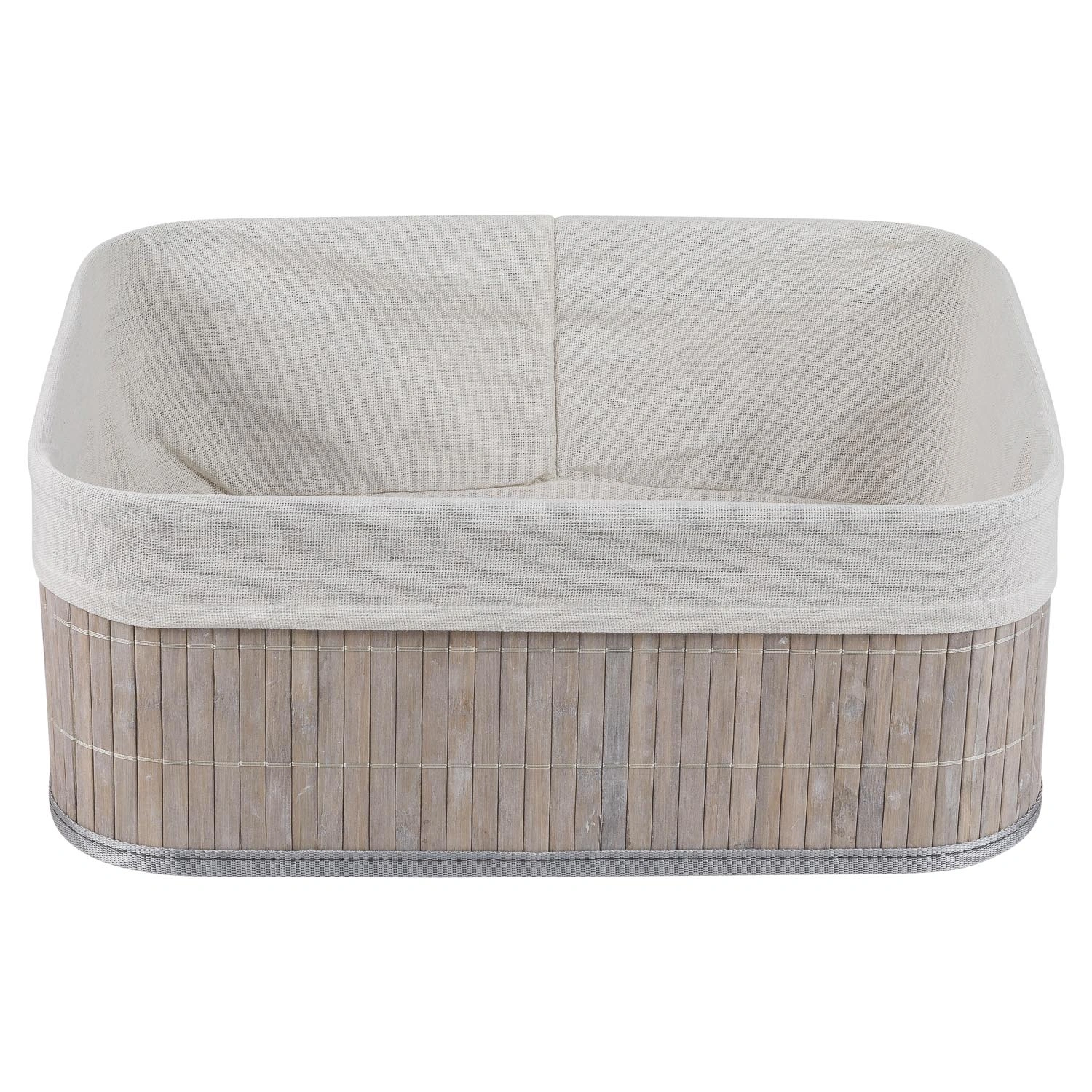 Корзина для хранения Selecta 44x31x20 см серого цвета