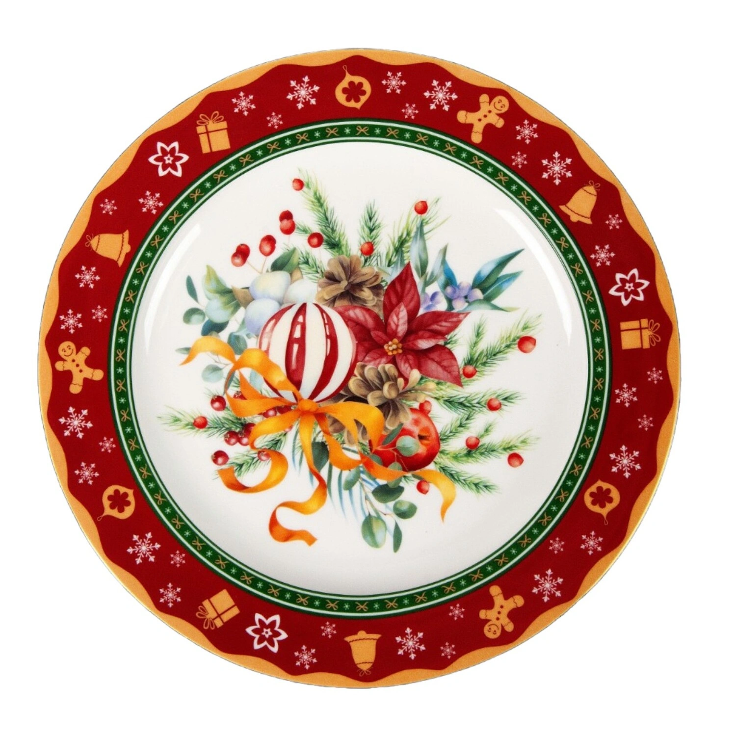Тарелка фарфоровая Selecta Christmas "Новогоднее волшебство"  26 см