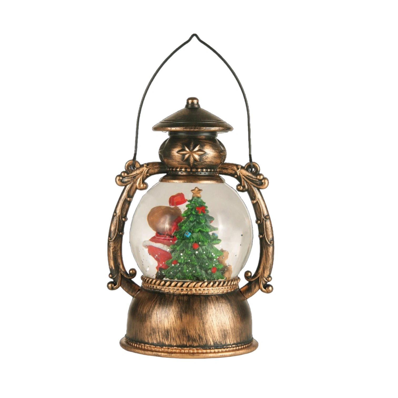 Фонарь декоративный Selecta Christmas с подсветкой  20,5см