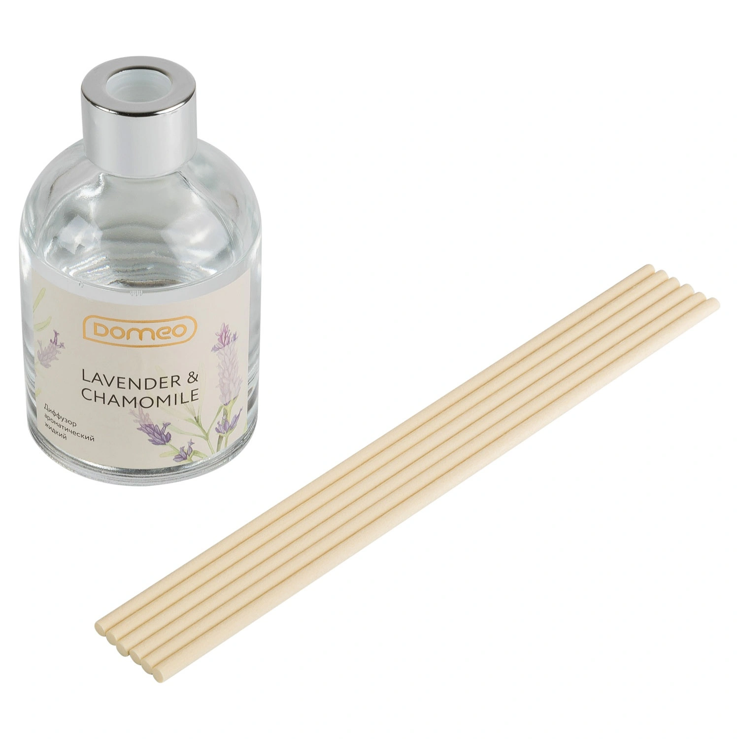 Диффузор ароматический DOMEO Lavender & Chamomile 100 мл 6 палочек