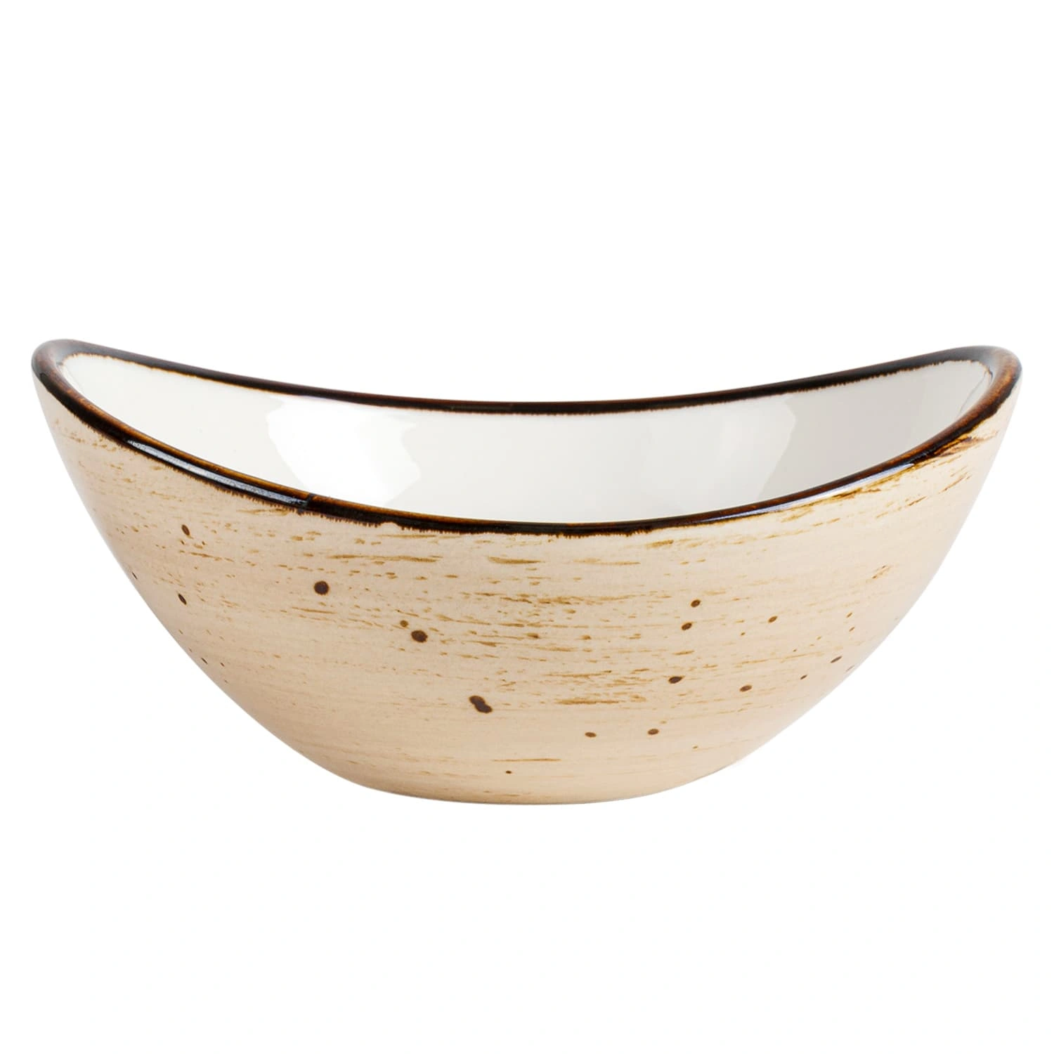 Салатник лодка DOMEO Sandy 200 мл бежевого цвета