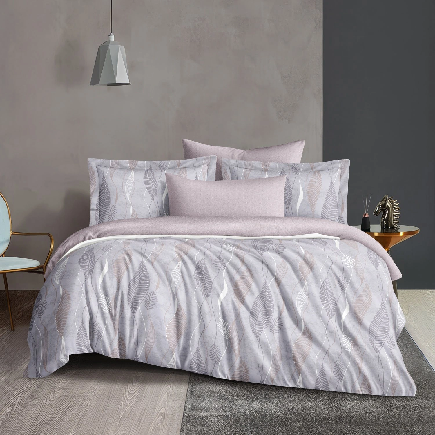 Комплект постельного белья Cleo Didgital «Satin Lux» дуэт