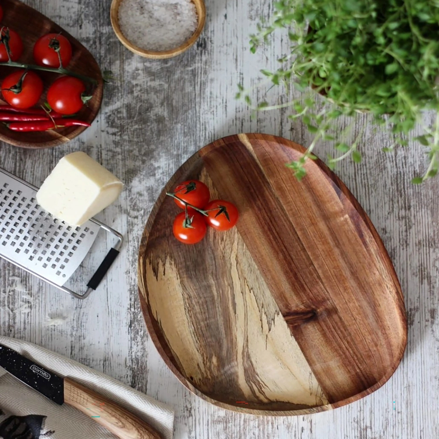 Блюдо сервировочное DOMEO «Заря» 26x21 см