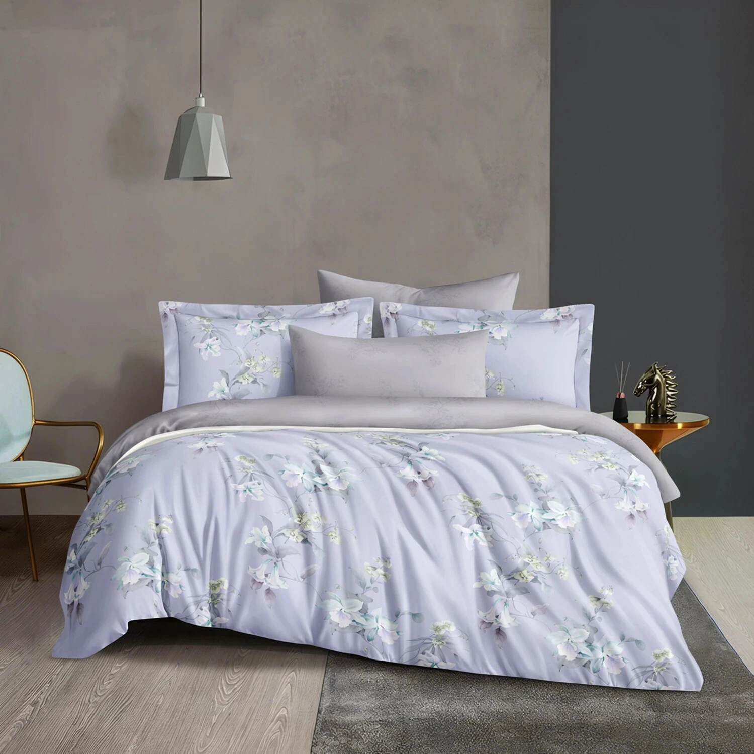 Комплект постельного белья Cleo Satin de Luxe евро