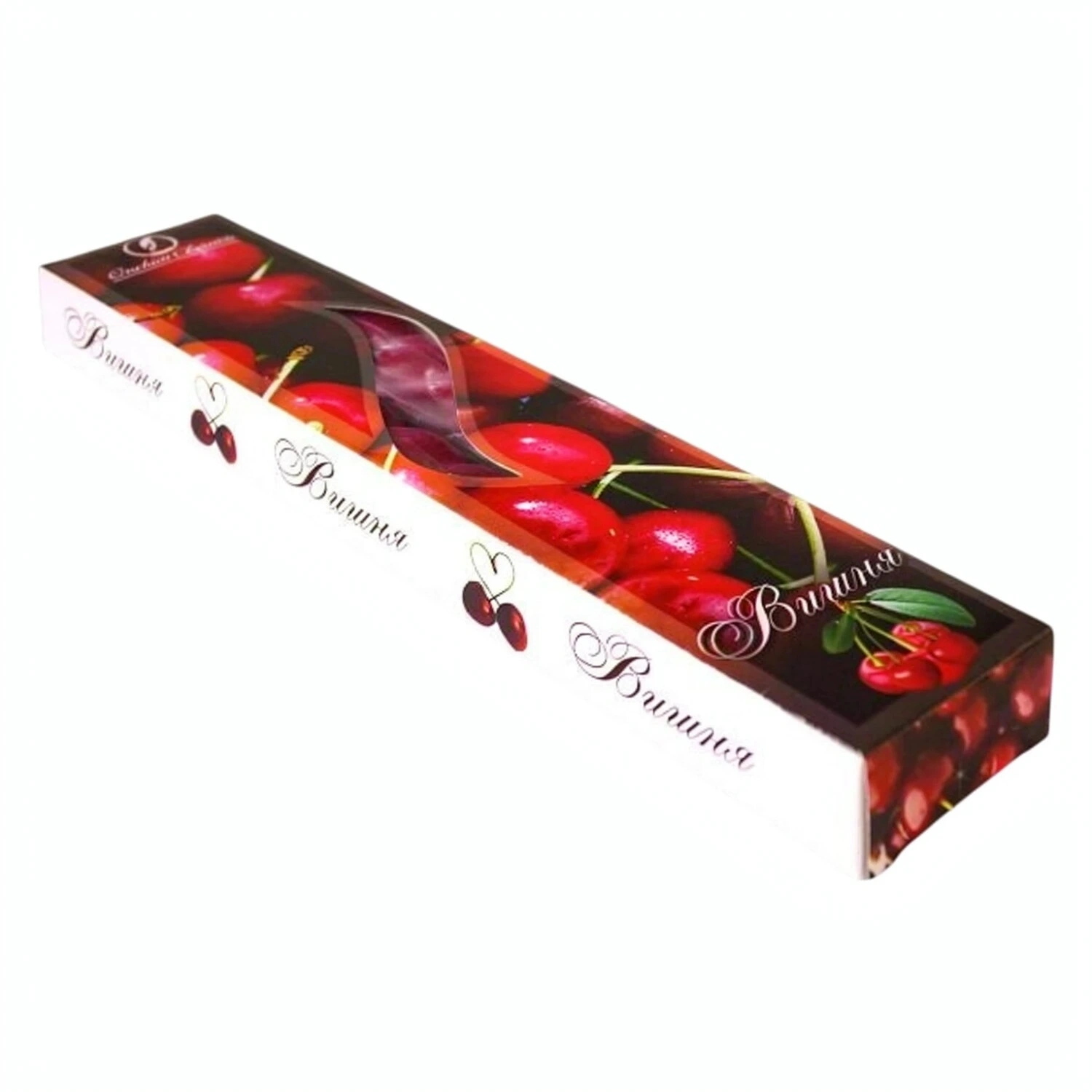 Свеча ароматизированная "Вишня"  2x25 см 2 шт. 