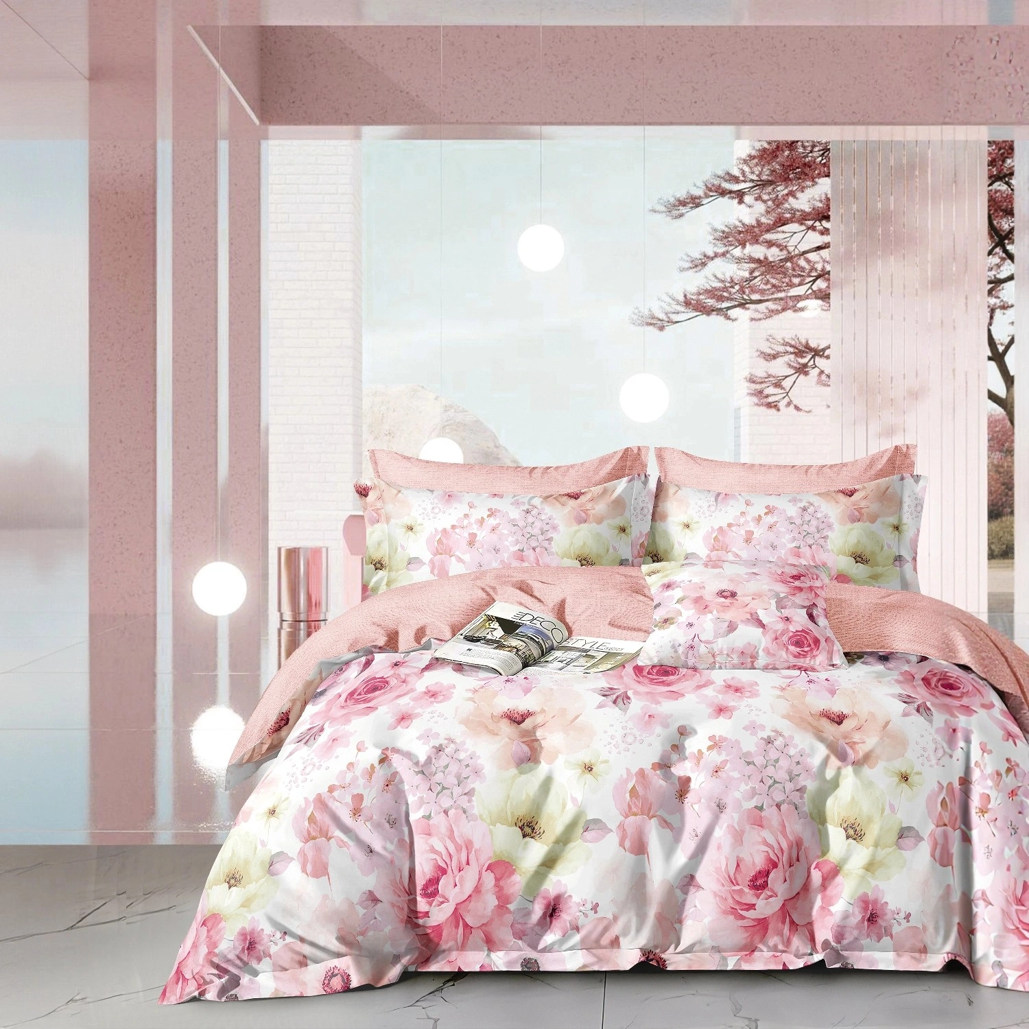 Комплект постельного белья Cleo Satin de Luxe евро