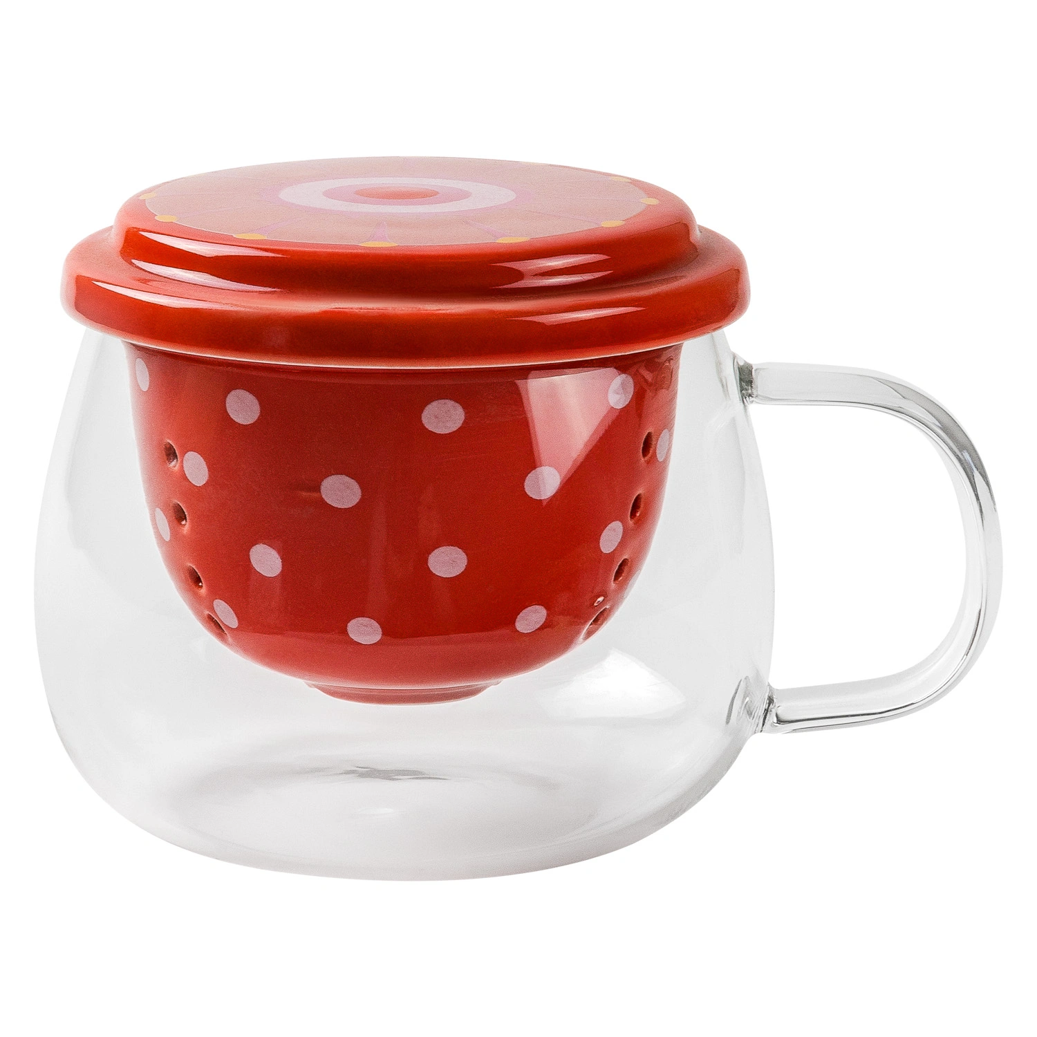 Кружка заварочная DOMEO 400 мл цвет в ассортименте