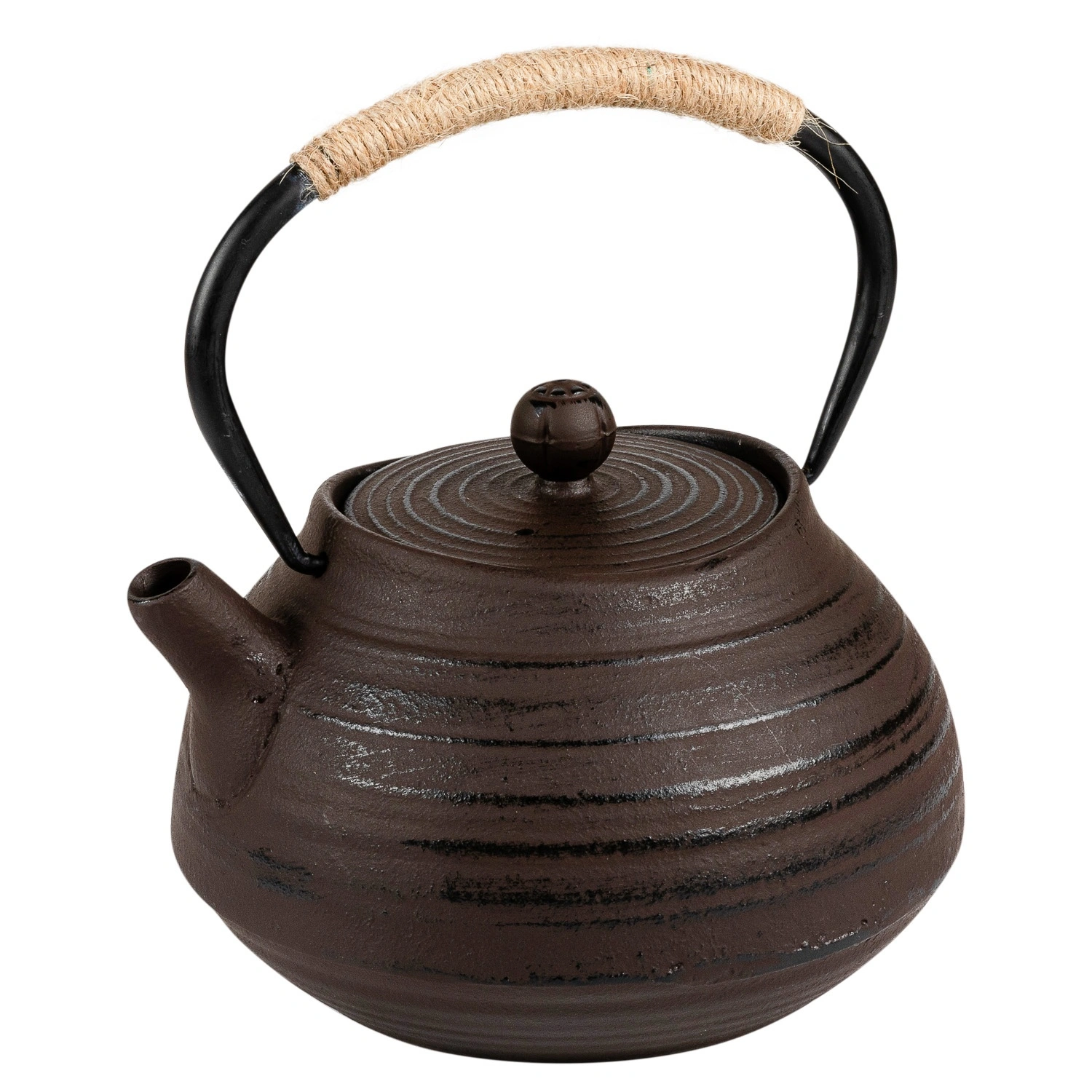 Чайник заварочный DOMEO 1,1 л из чугуна черного цвета