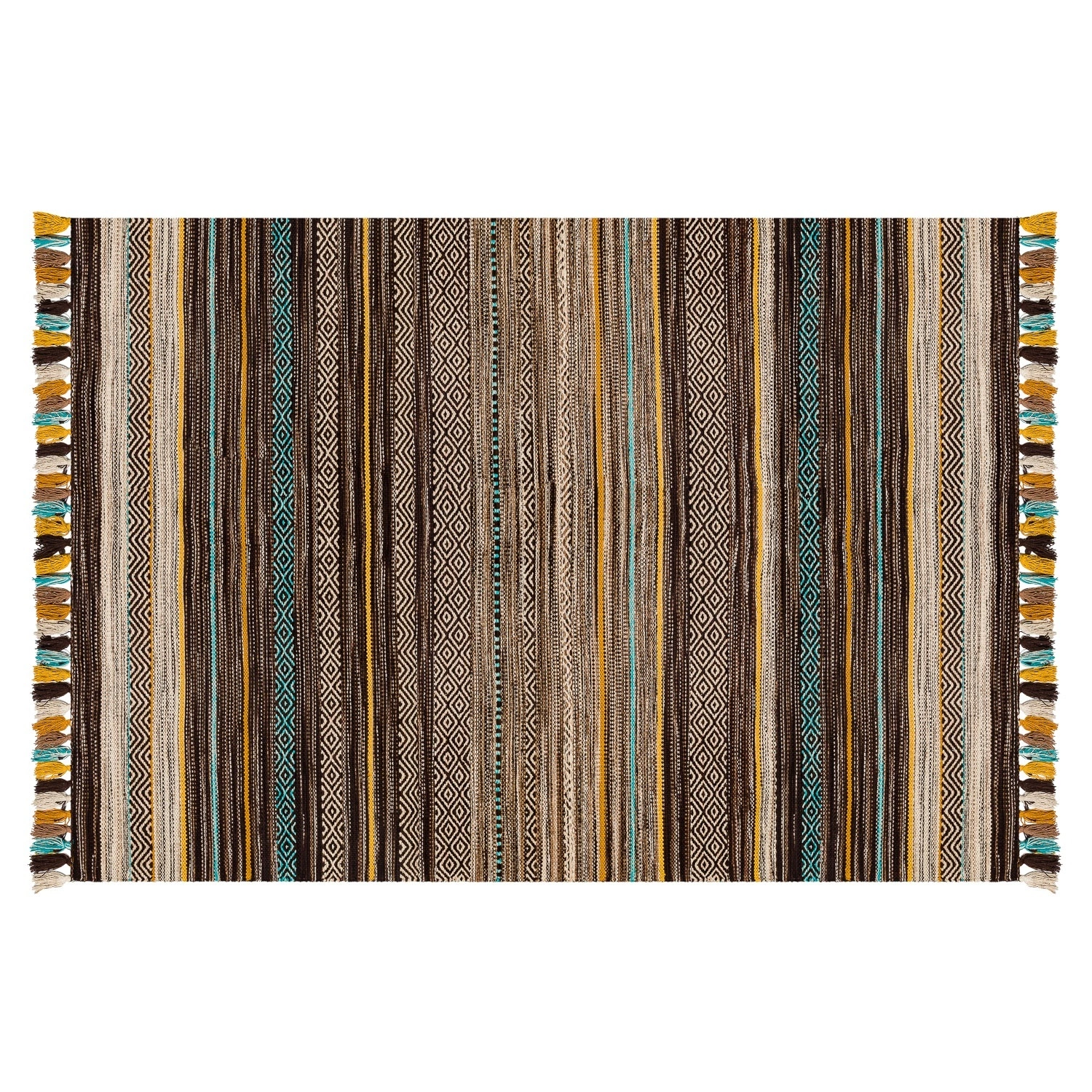 Ковер текстильный Selecta Brown 140x200 см
