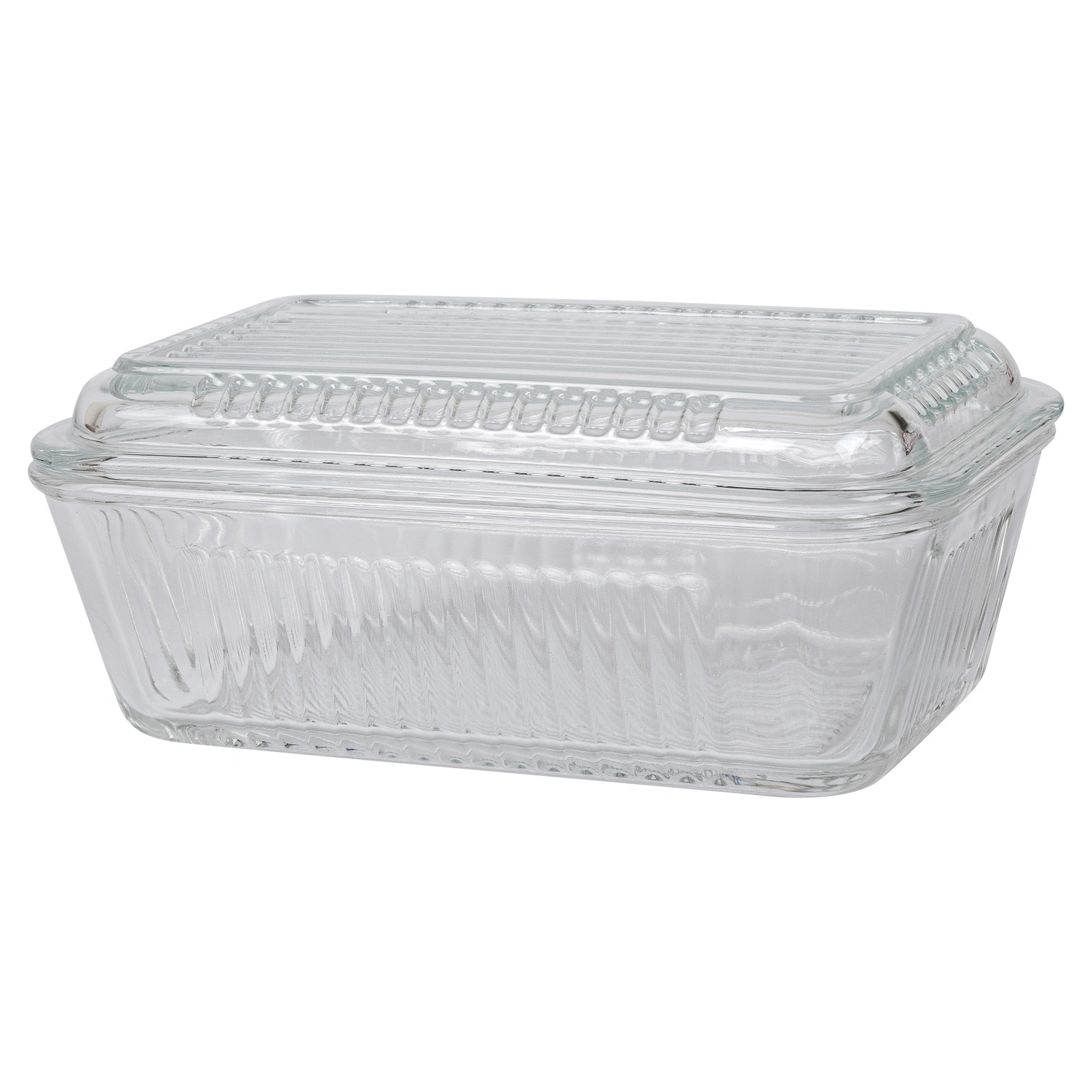 Масленка стеклянная DOMEO 17x10x7,3 см с крышкой
