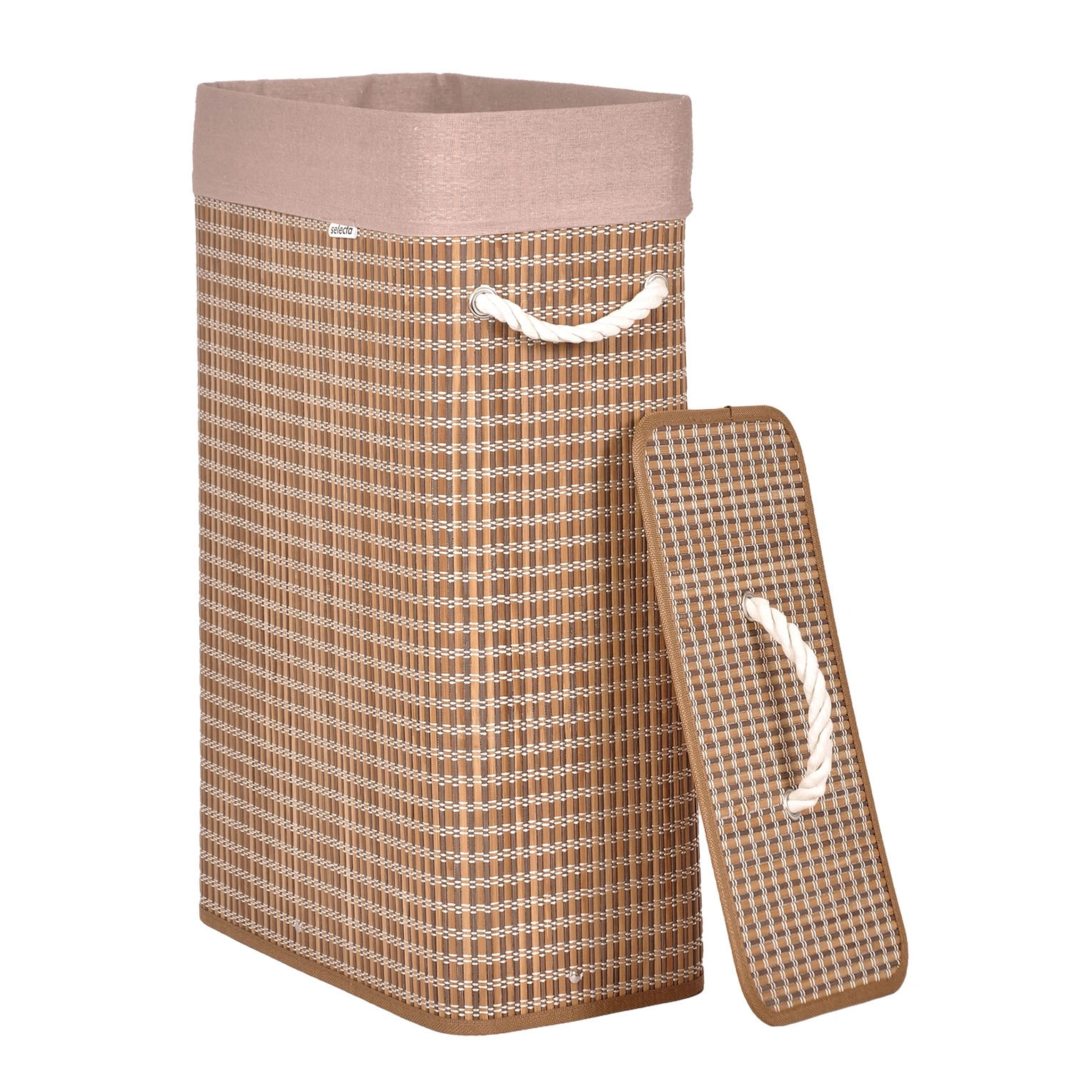 Корзина для белья Selecta 40x22x60 см