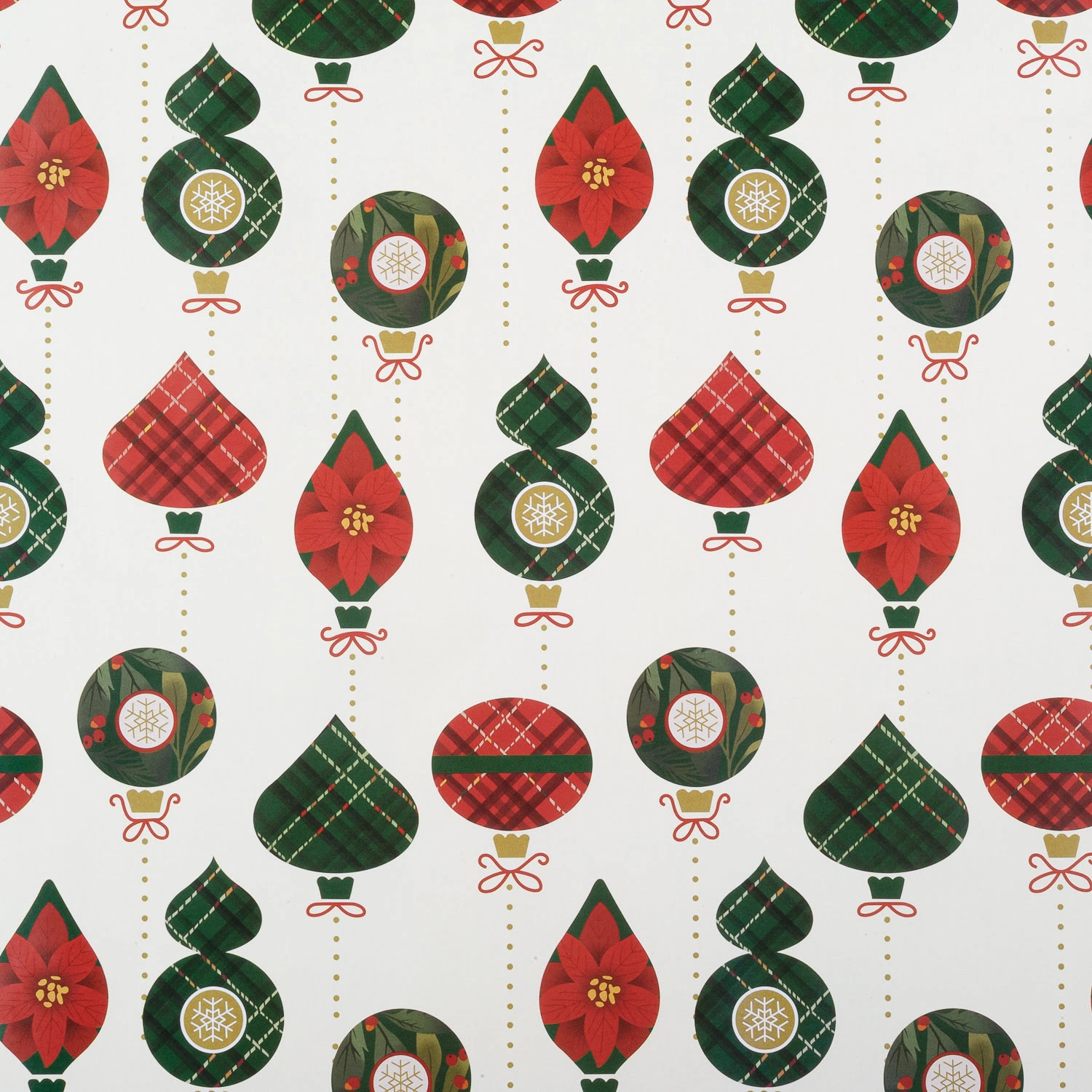 Бумага подарочная Selecta Christmas 70x100 см 2 рулона