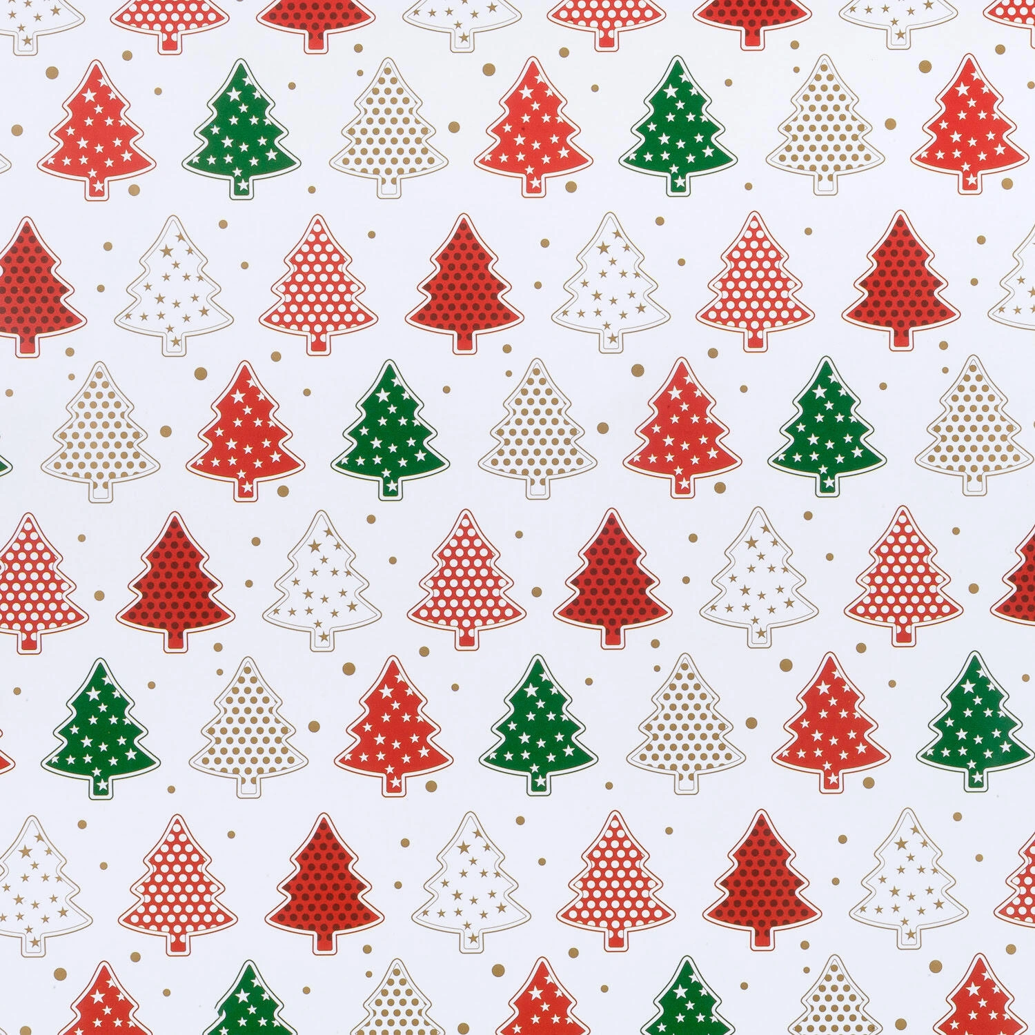 Бумага подарочная Selecta Christmas 70x100 см 2 рулона