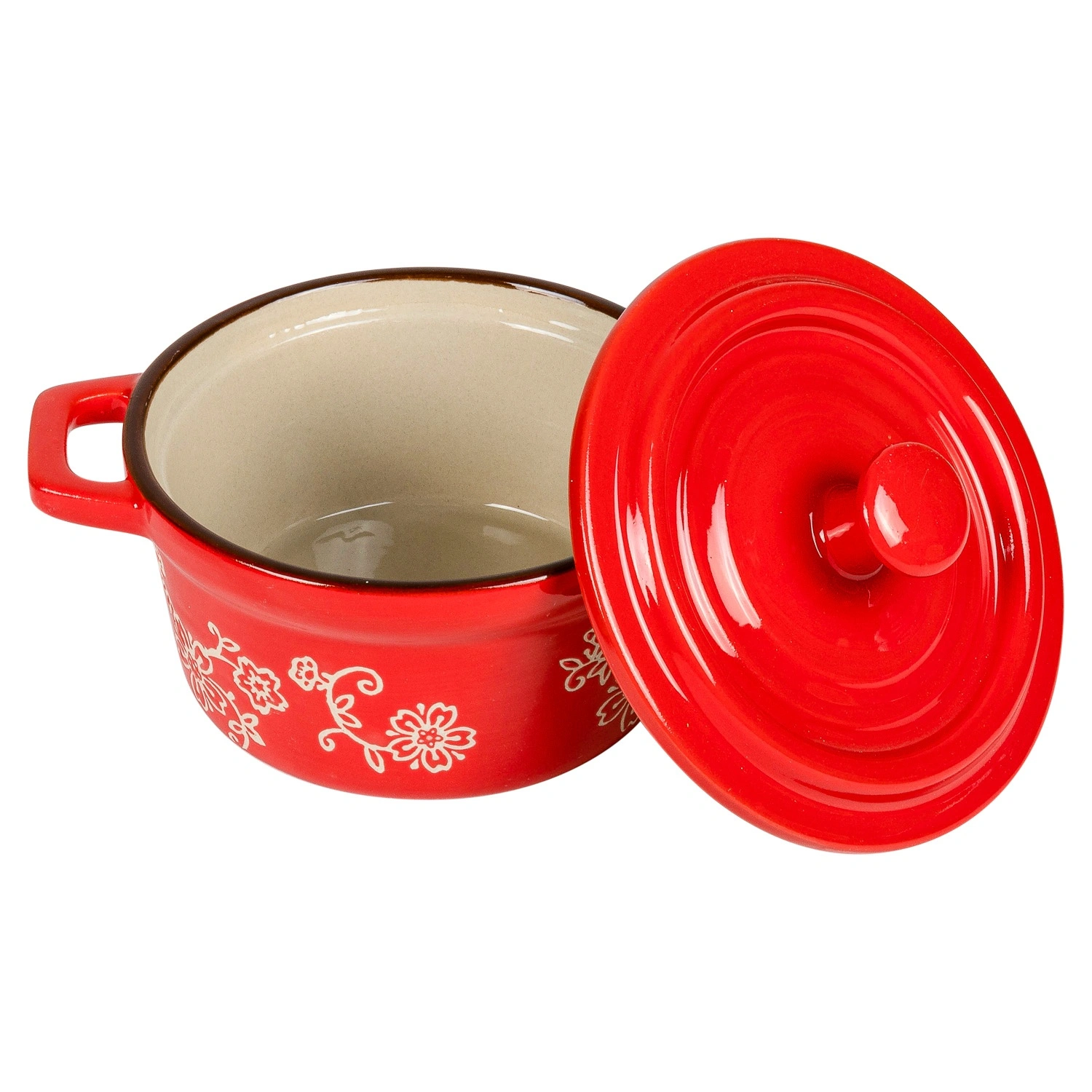 Форма для запекания DOMEO Gala 15x11,5x10 см красного цвета
