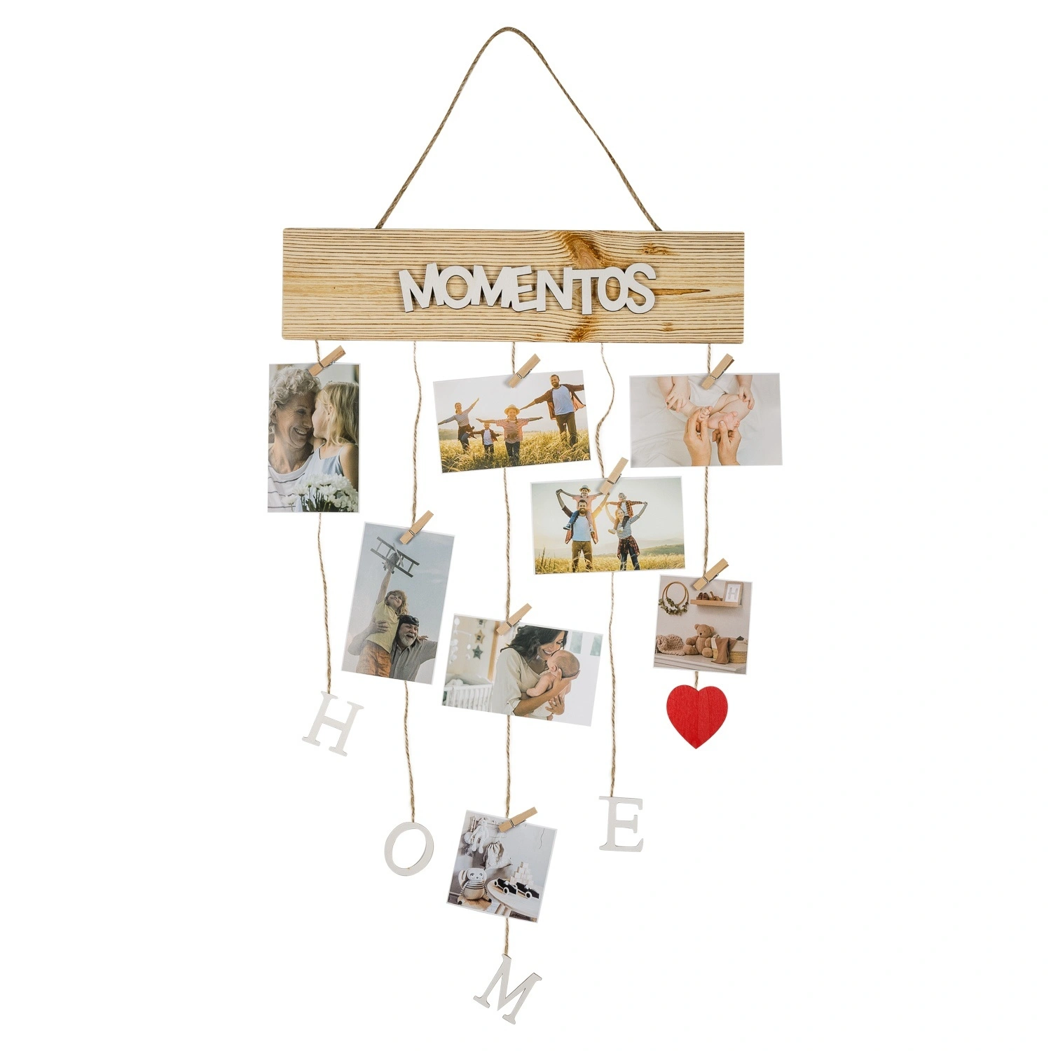 Фоторамка с прищепками Selecta 9x40 см