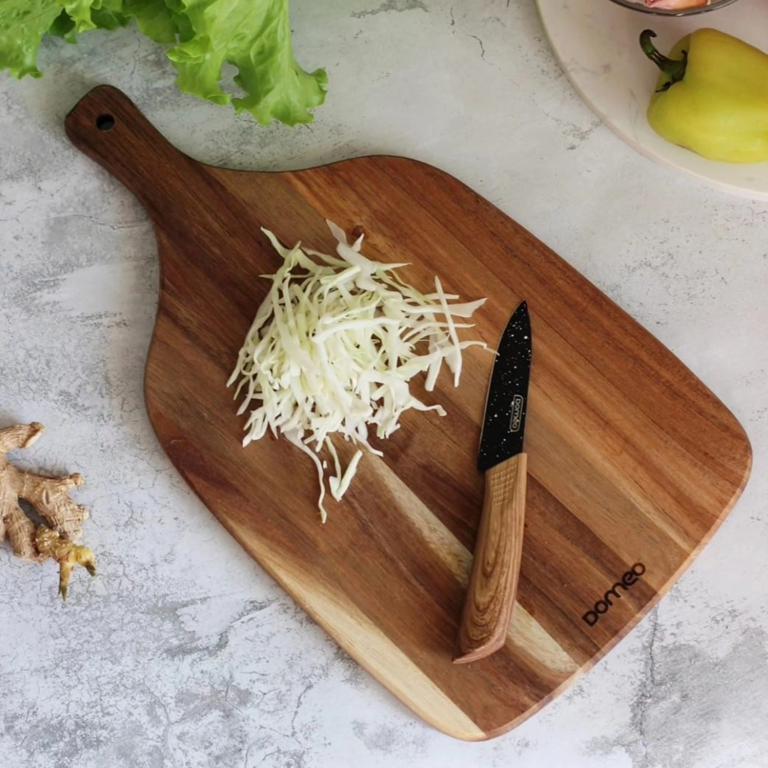 Доска разделочная DOMEO Acacia 39x22 см
