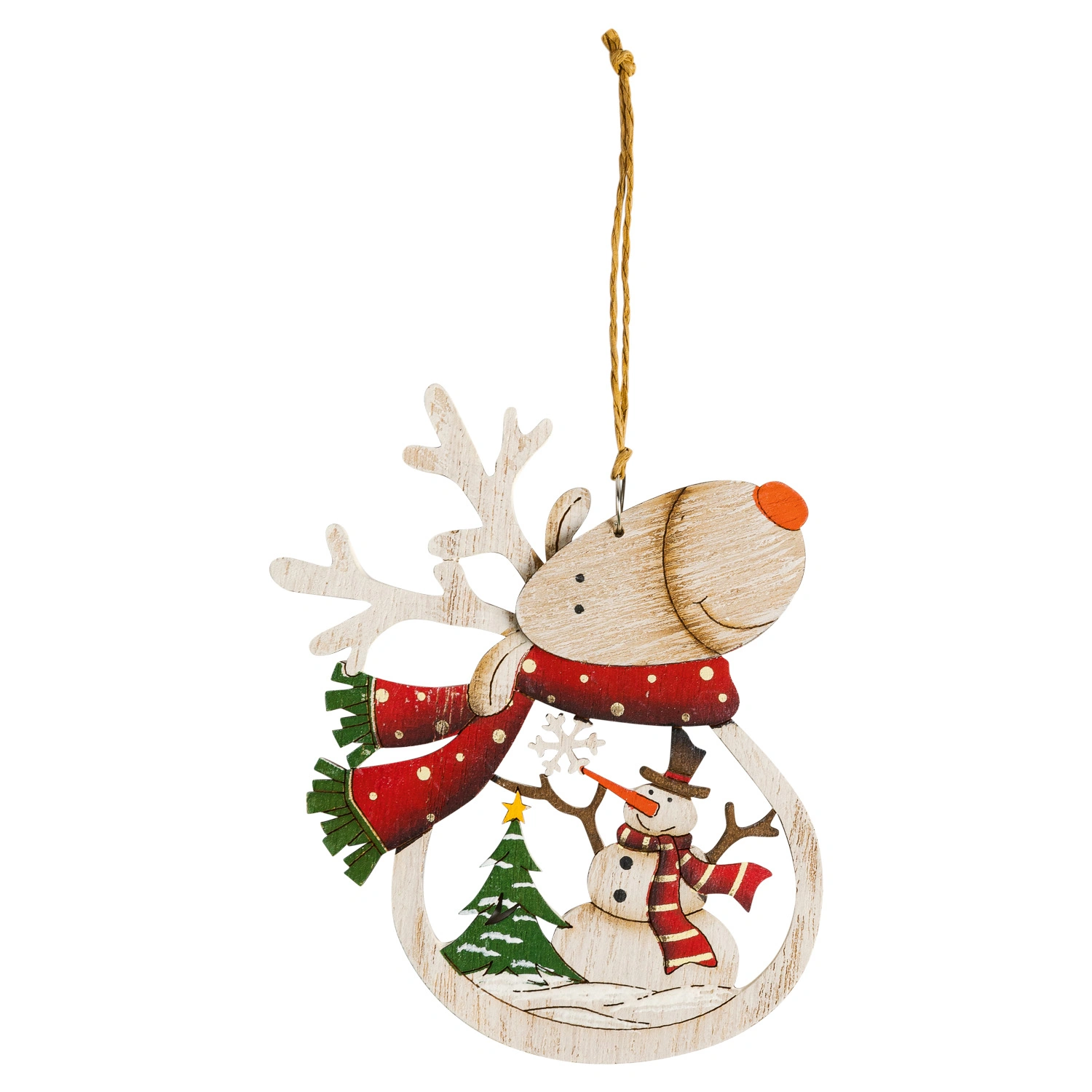 Украшение елочное Selecta Christmas 12x9 см в ассортименте
