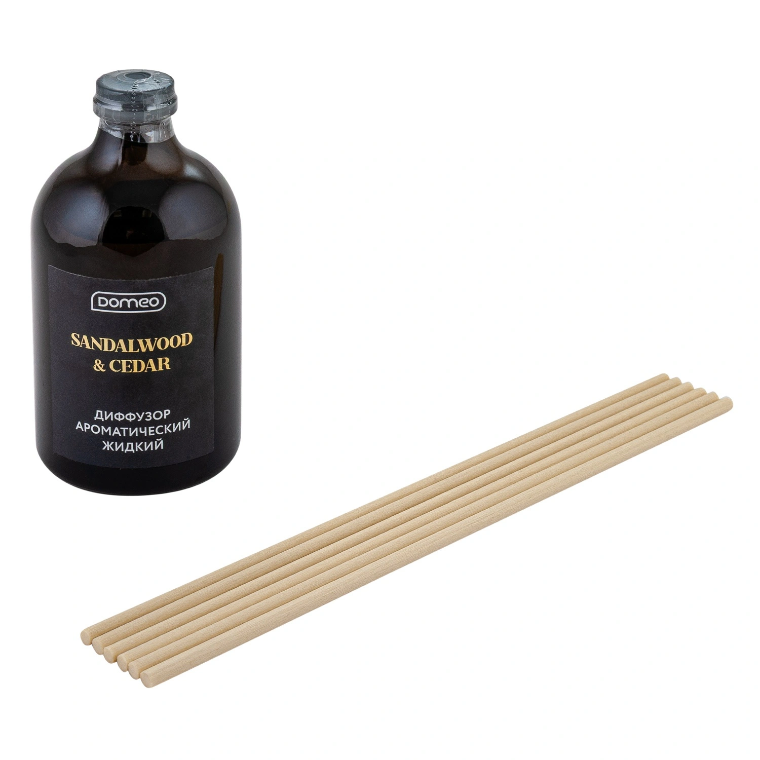 Диффузор ароматизированный DOMEO Sandalwood & Cedar 100 мл 6 палочек