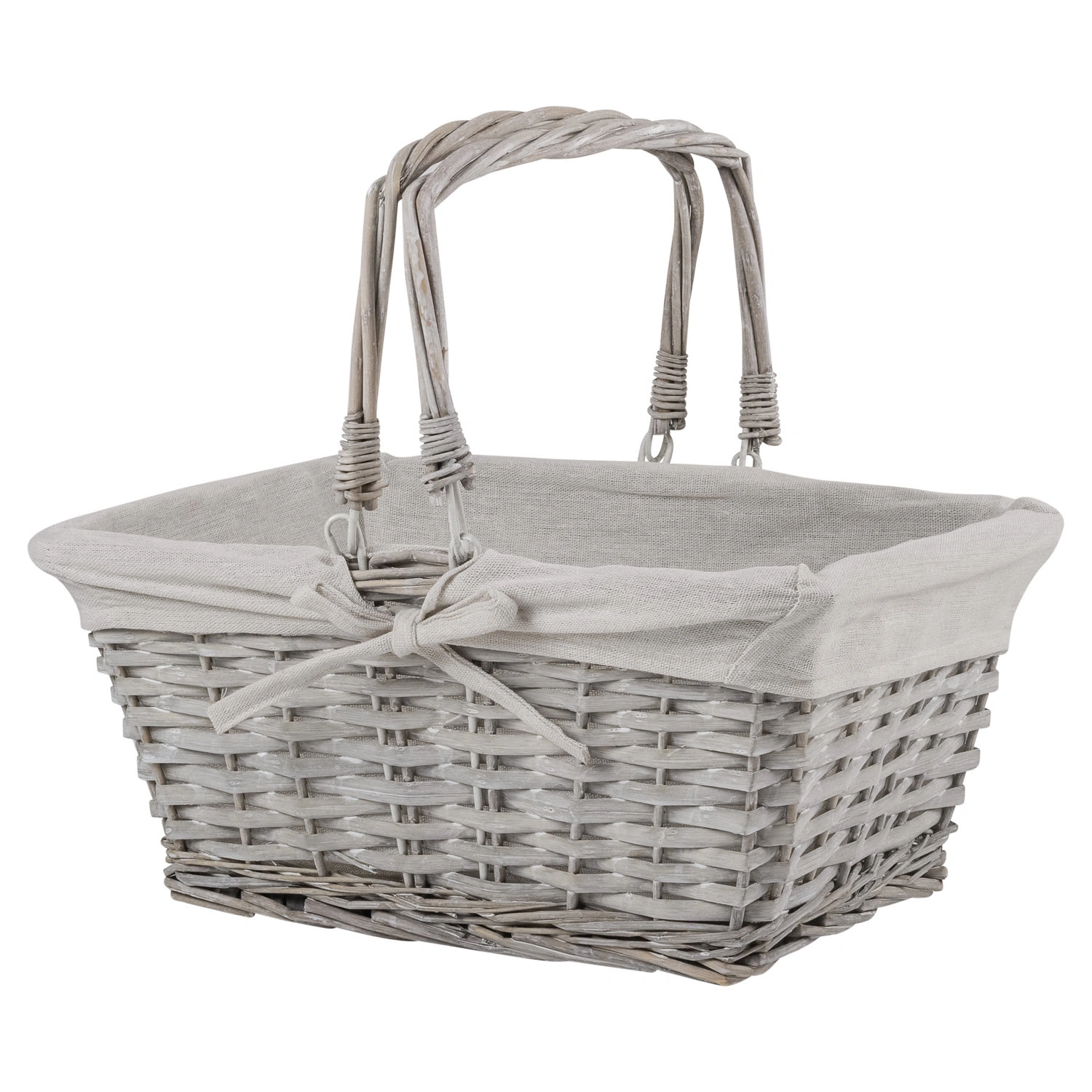 Корзина плетеная Selecta 38x28x18см с ручками