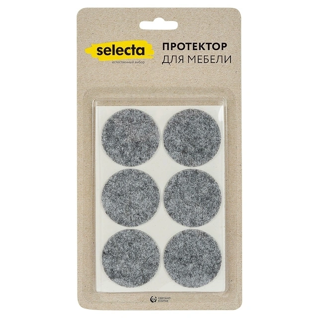 Набор наклеек на мебельные ножки Selecta 12 шт.