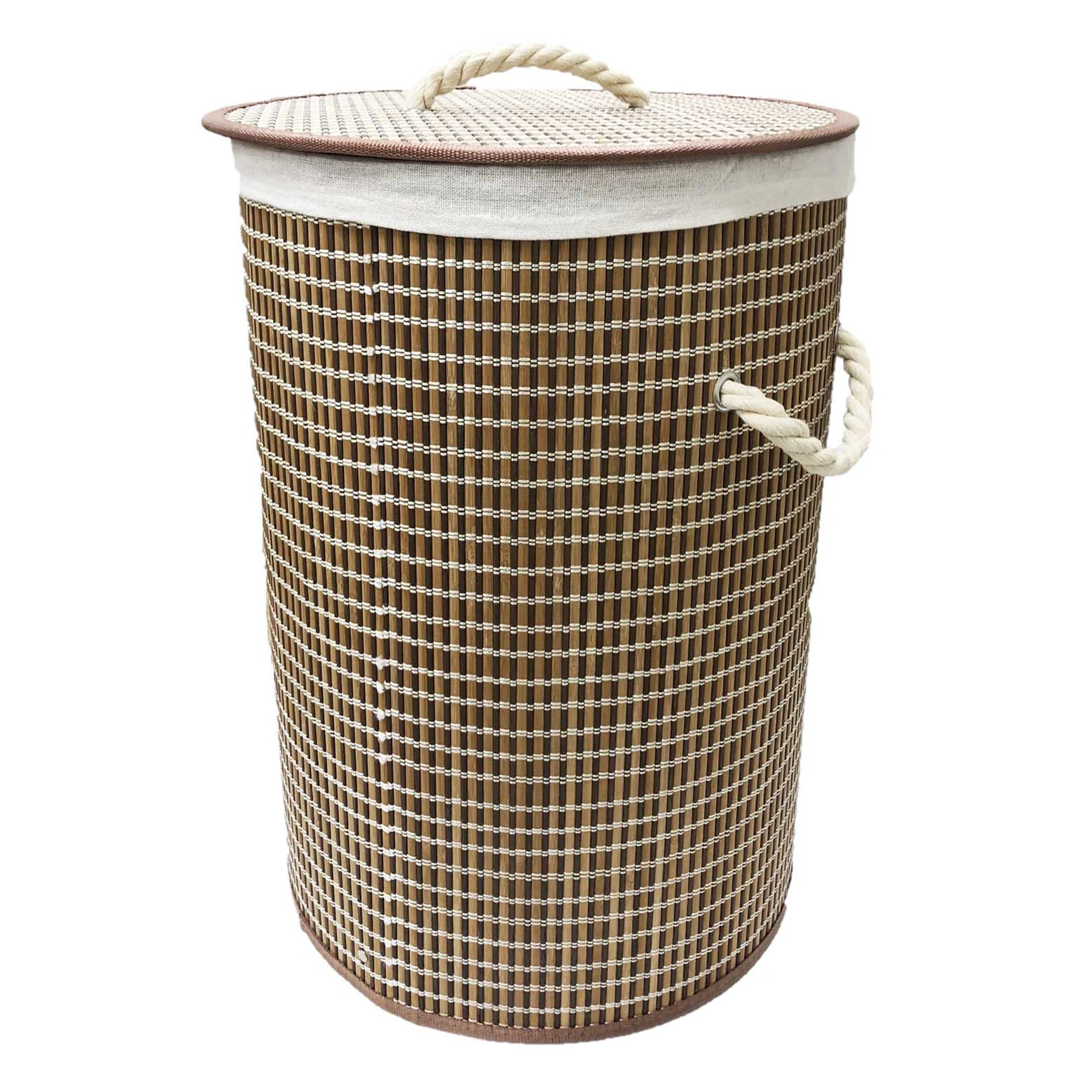 Корзина для белья Selecta 35x35x50 см из бамбука