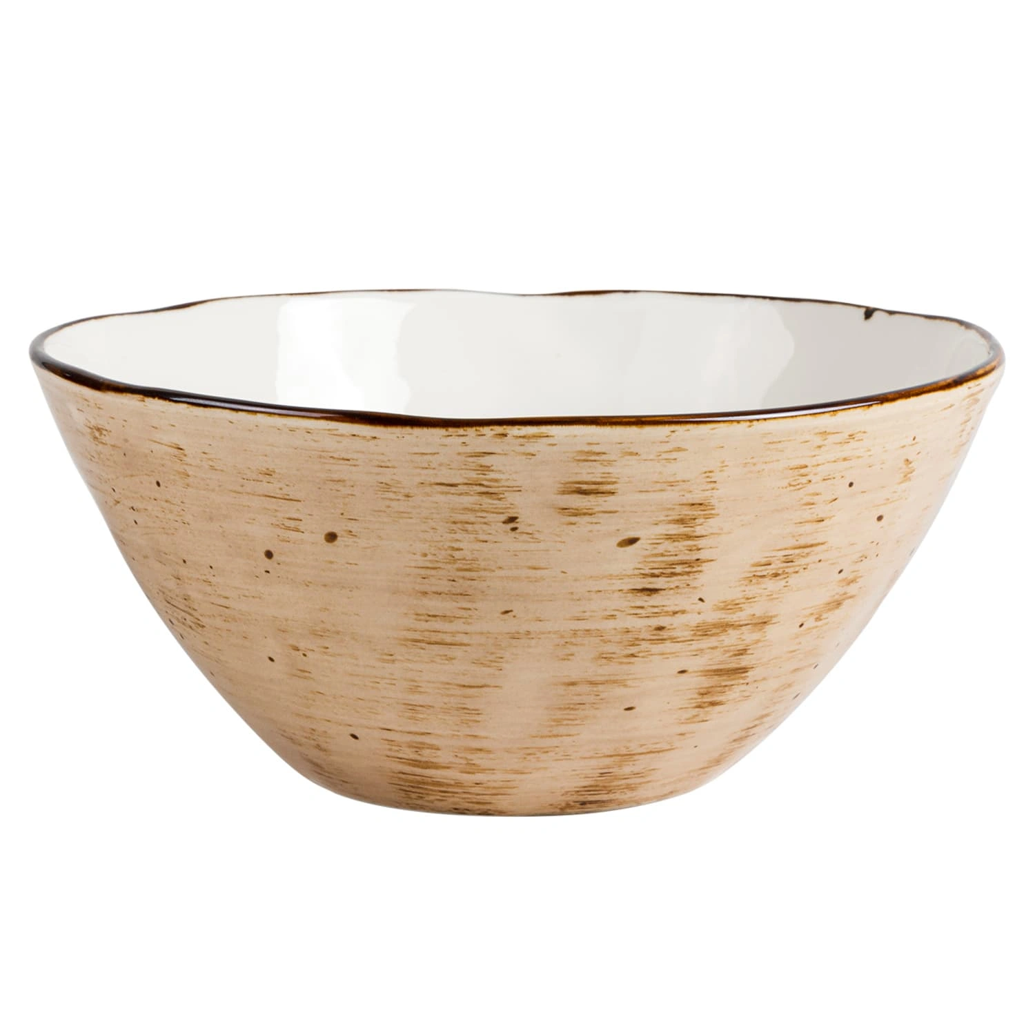 Салатник DOMEO Sandy 1,2 л бежевого цвета