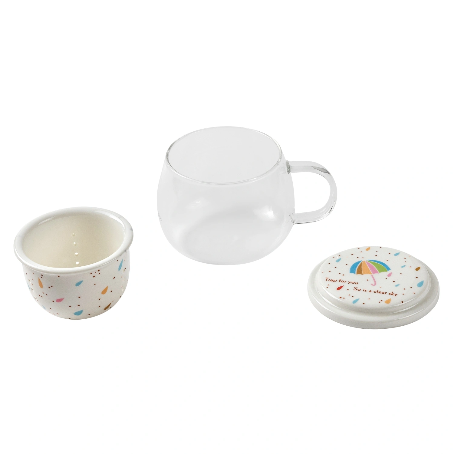 Кружка заварочная DOMEO 400 мл цвет в ассортименте