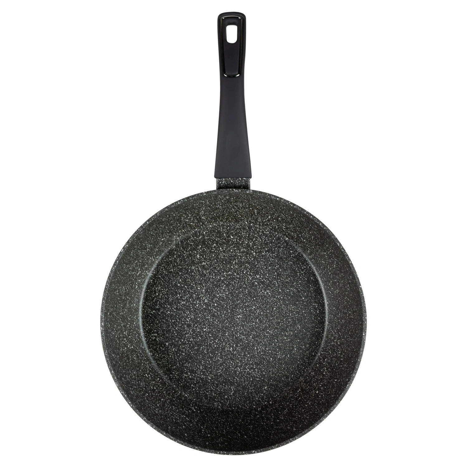 Сотейник алюминиевый DOMEO «Серый мрамор» 28 см, с мраморным покрытием