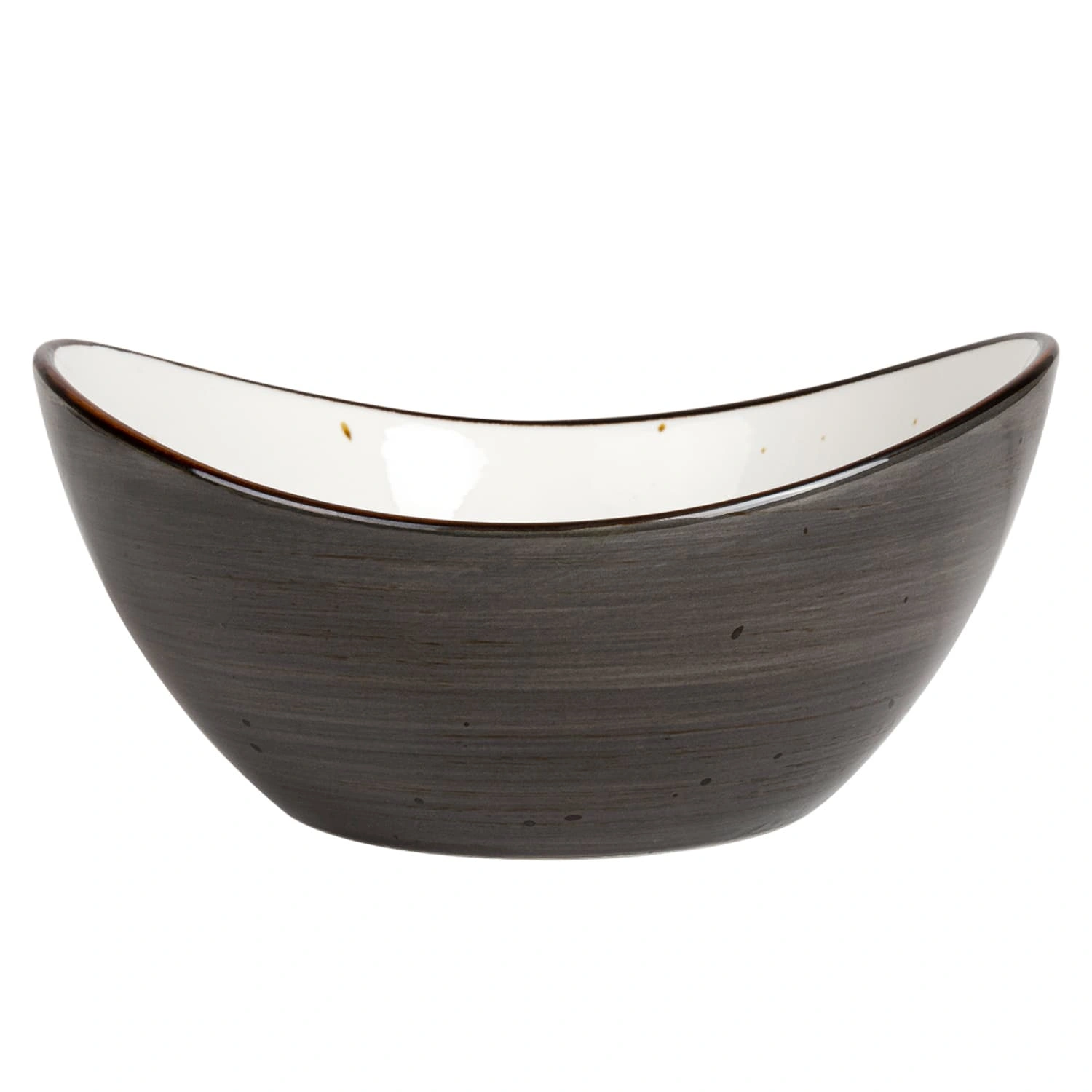 Салатник лодка DOMEO Dark grey 900 мл серого цвета