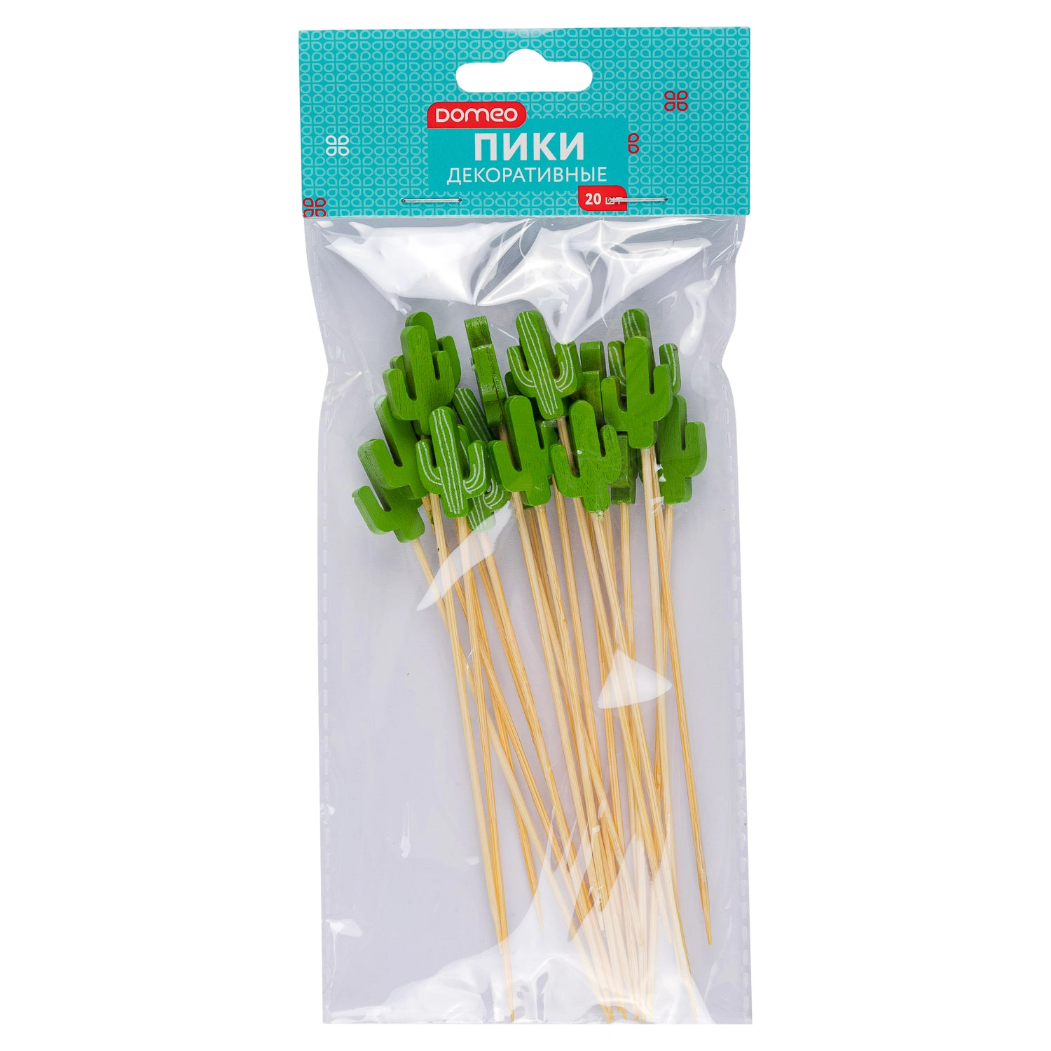 Пики декоративные DOMEO «Кактус» 12 см