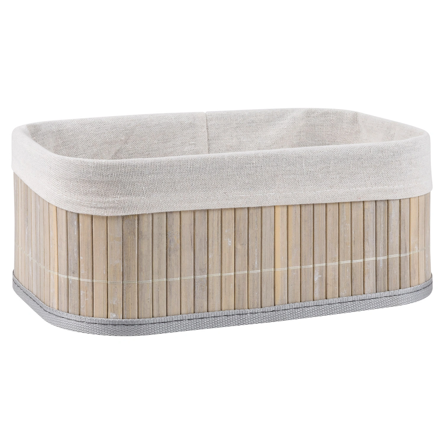 Корзина для хранения Selecta 30x20x12 см серого цвета