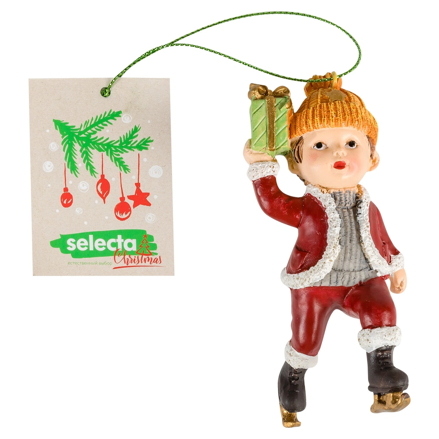 Украшение елочное Selecta Christmas «Ребенок» 5x4,5x10,5 см в ассортименте