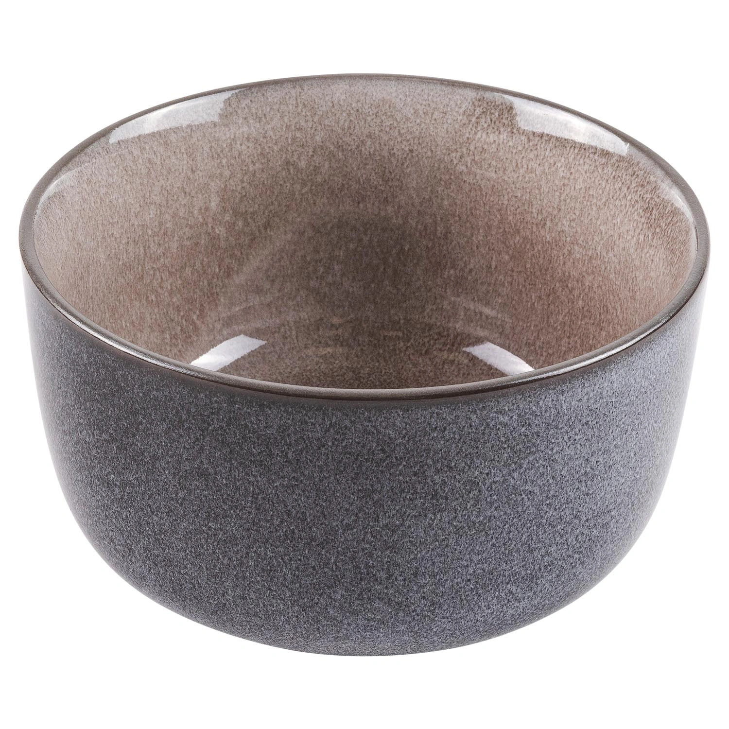 Тарелка глубокая DOMEO «Серый мрамор» 14 см