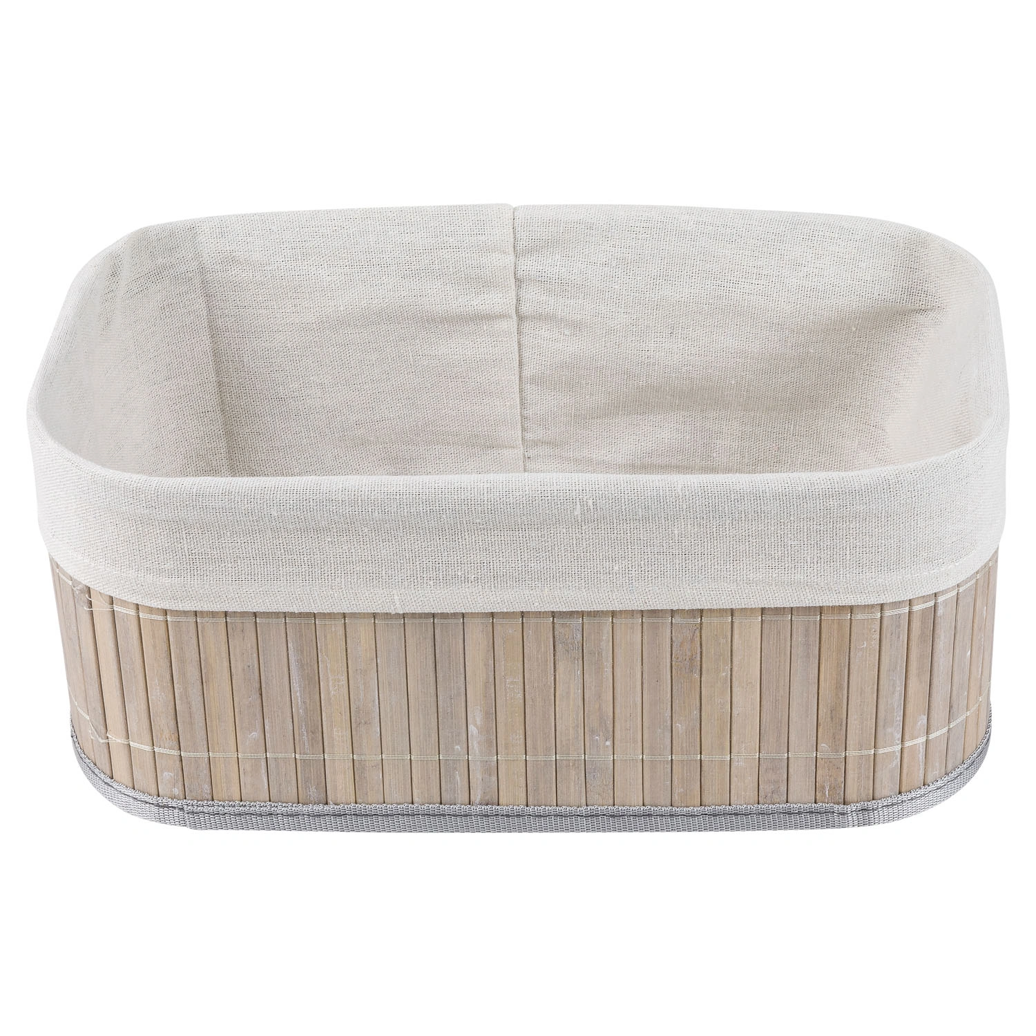 Корзина для хранения Selecta 33x20x14 см серого цвета