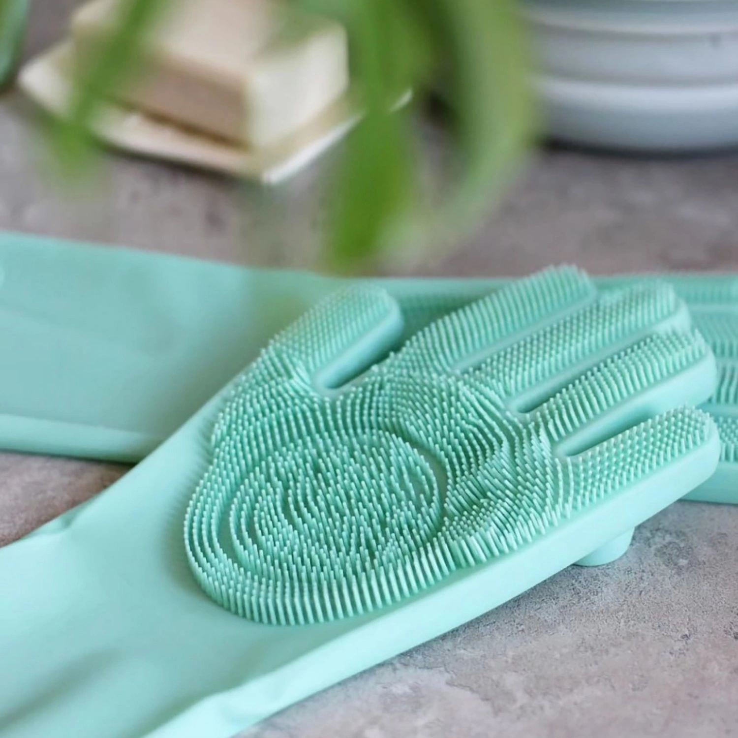 Перчатка для мытья фруктов и овощей DOMEO цвет в ассортименте