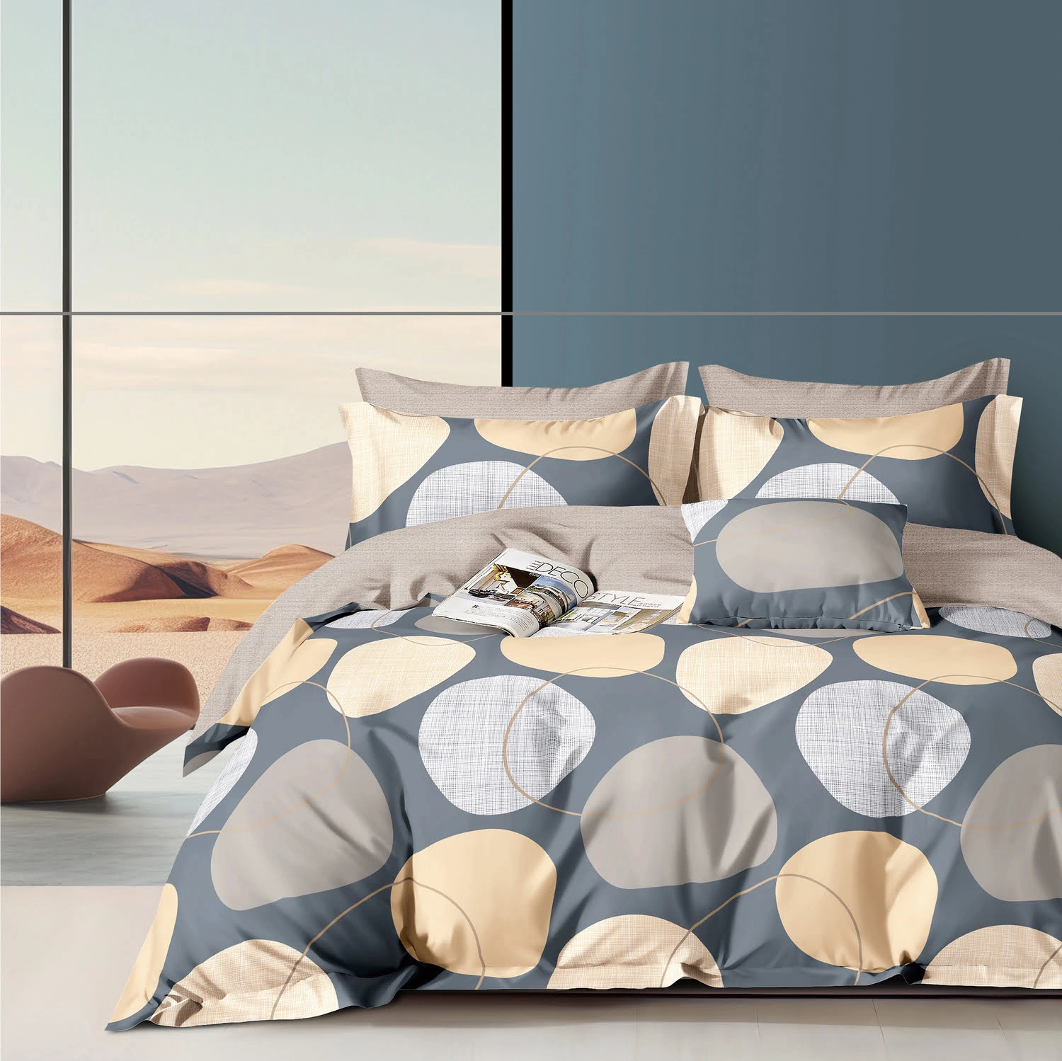 Комплект постельного белья CL HOME Satin de Luxe евро