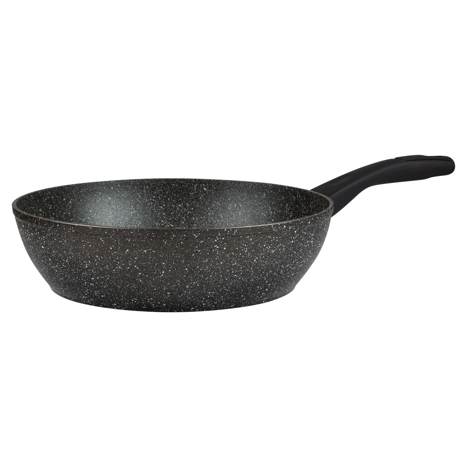 Сотейник алюминиевый DOMEO «Серый мрамор» 28 см, с мраморным покрытием