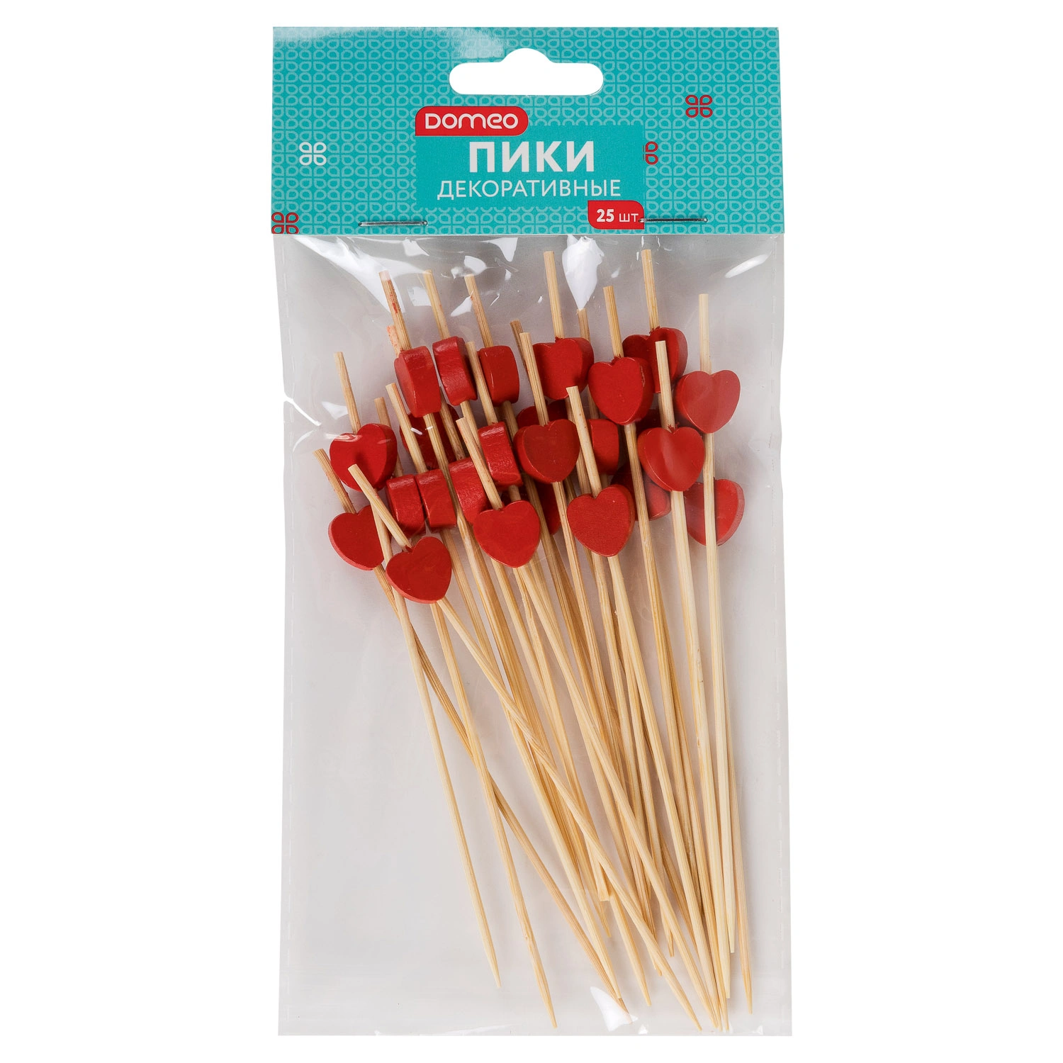 Пики декоративные DOMEO «Сердечко» 12 см
